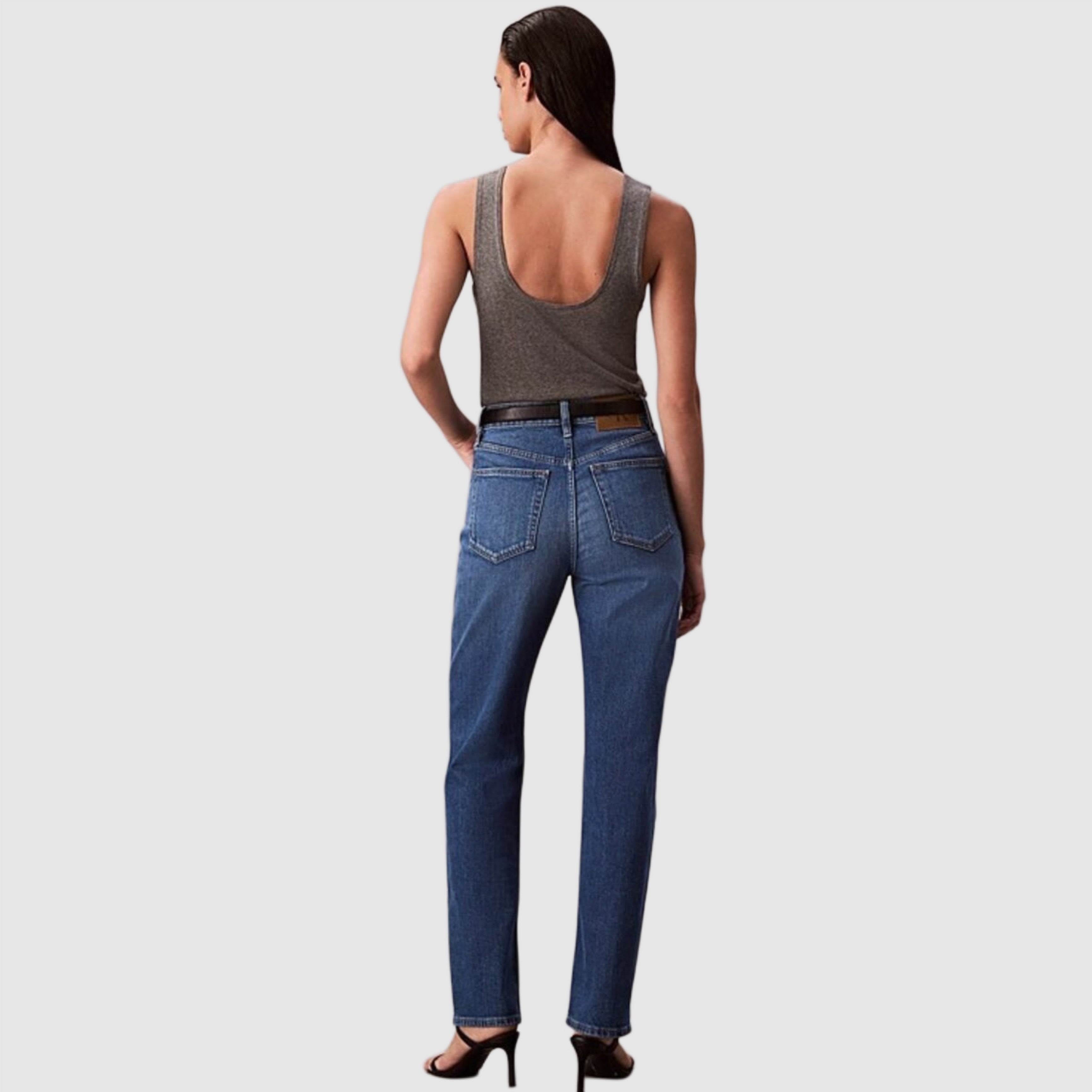 Дамски дънки Calvin Klein women’s jeans LV047B913G 421Back view 