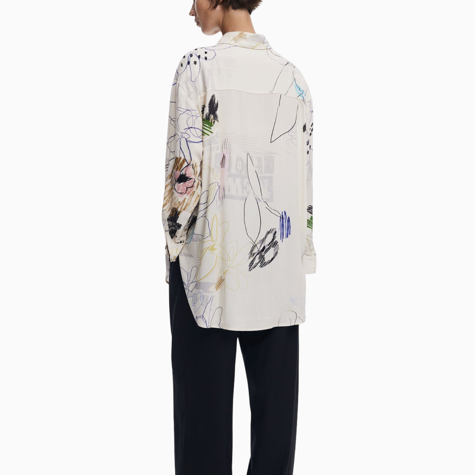 Дамска риза Desigual Shirt 25WWCW14 Back View