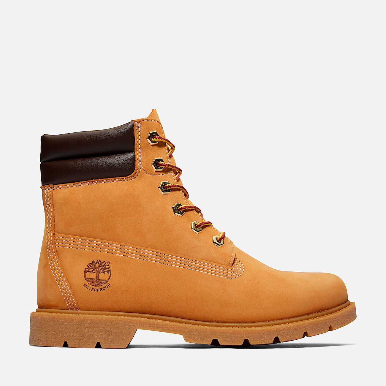 Дамски боти кубинки Women’s Linden Woods 6 Waterpoof Ankle Boots Timberland TB1A161G231 Wheat lateral view