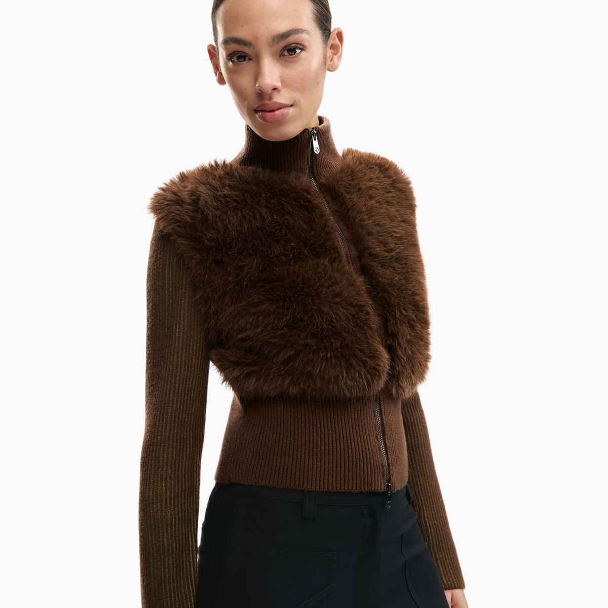 Дамска жилетка Desigual Women Cardigan 26SWJFX0 6000 Close-Up