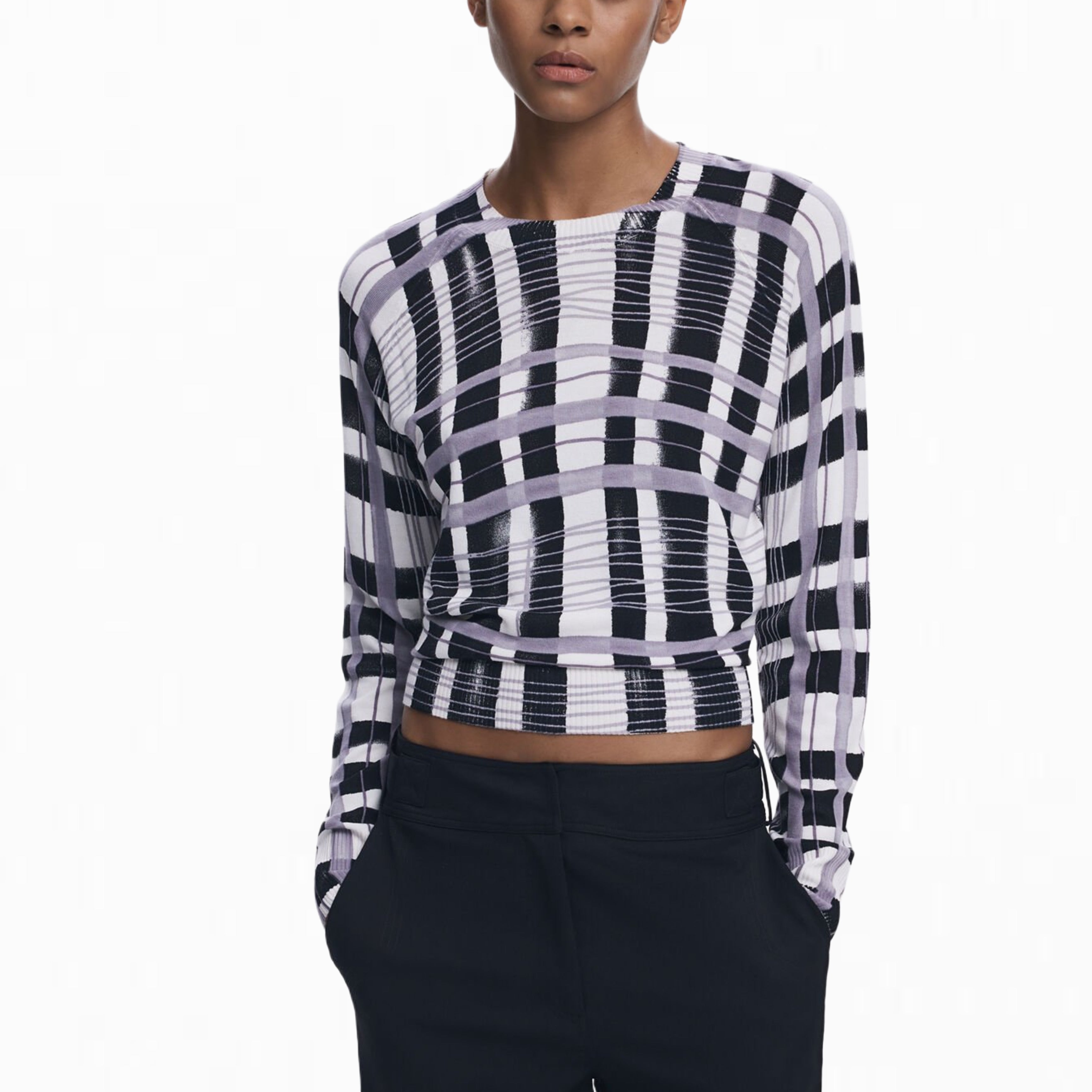 Дамски пуловер Women’s mikado striped sweater Desigual 25WWJF412000