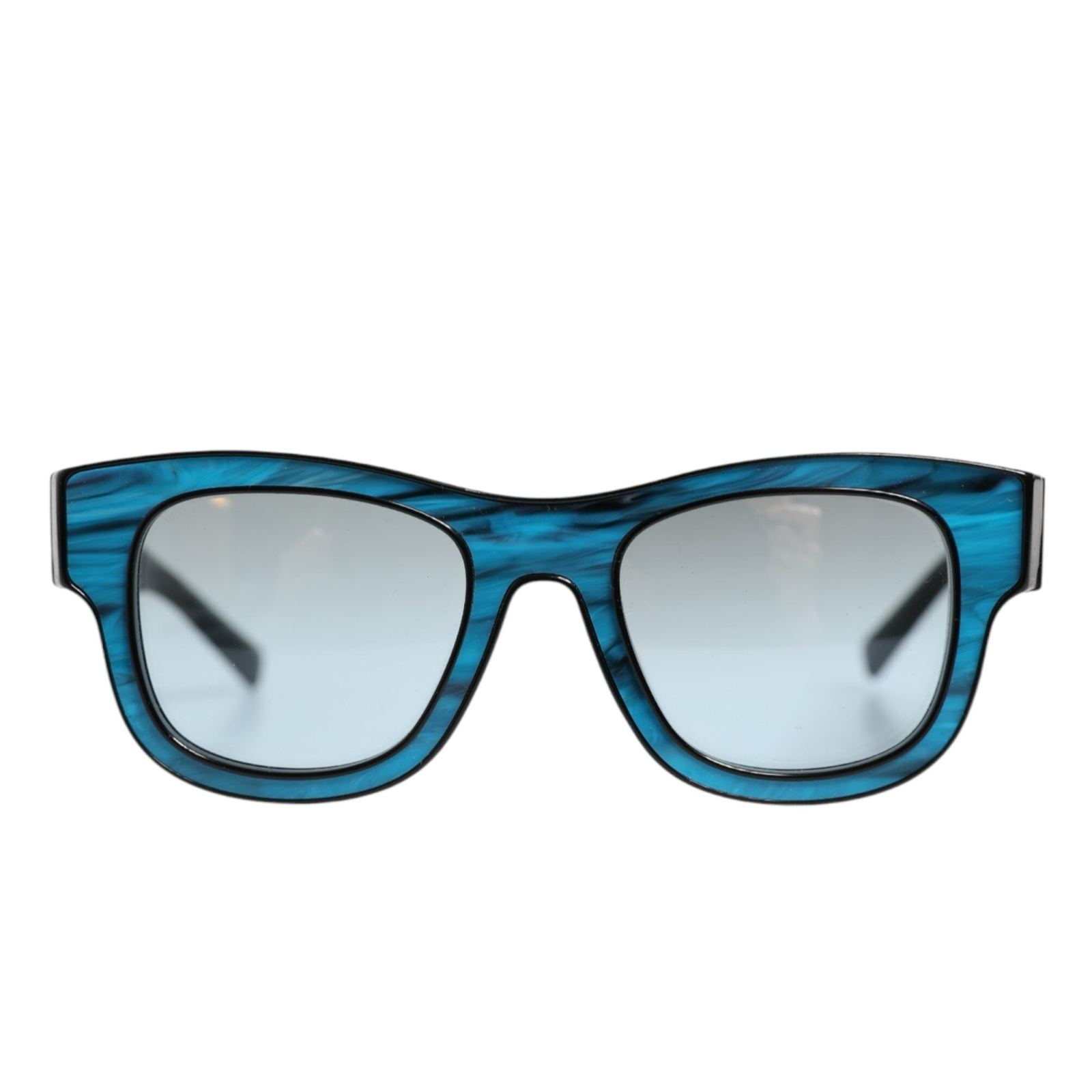 Dolce & Gabbana Blue Black Marbled Metal DG2215K Eyewear Sunglasses