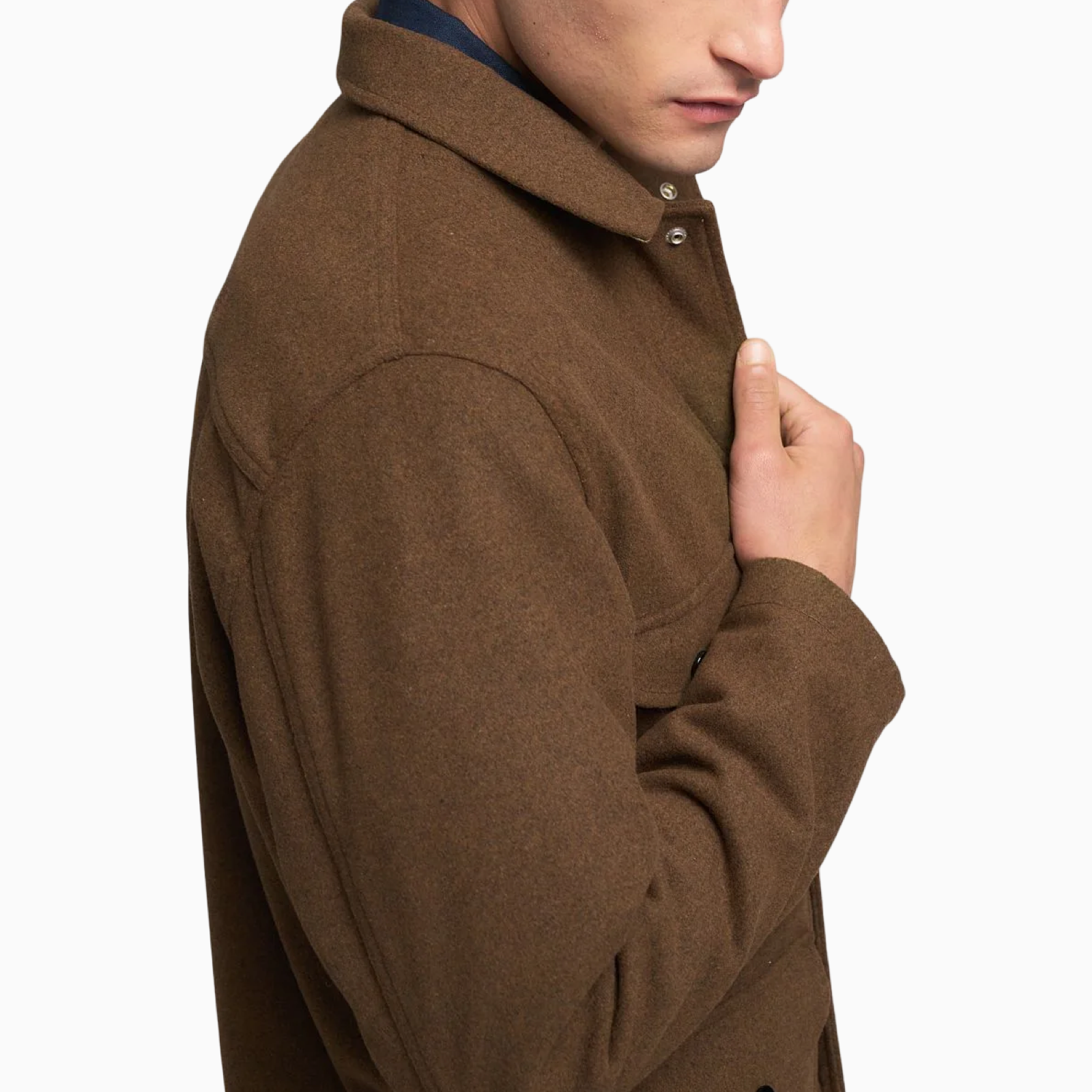 Мъжко кафяво яке Replay Men Jacket M8495.000.85314 Close-Up