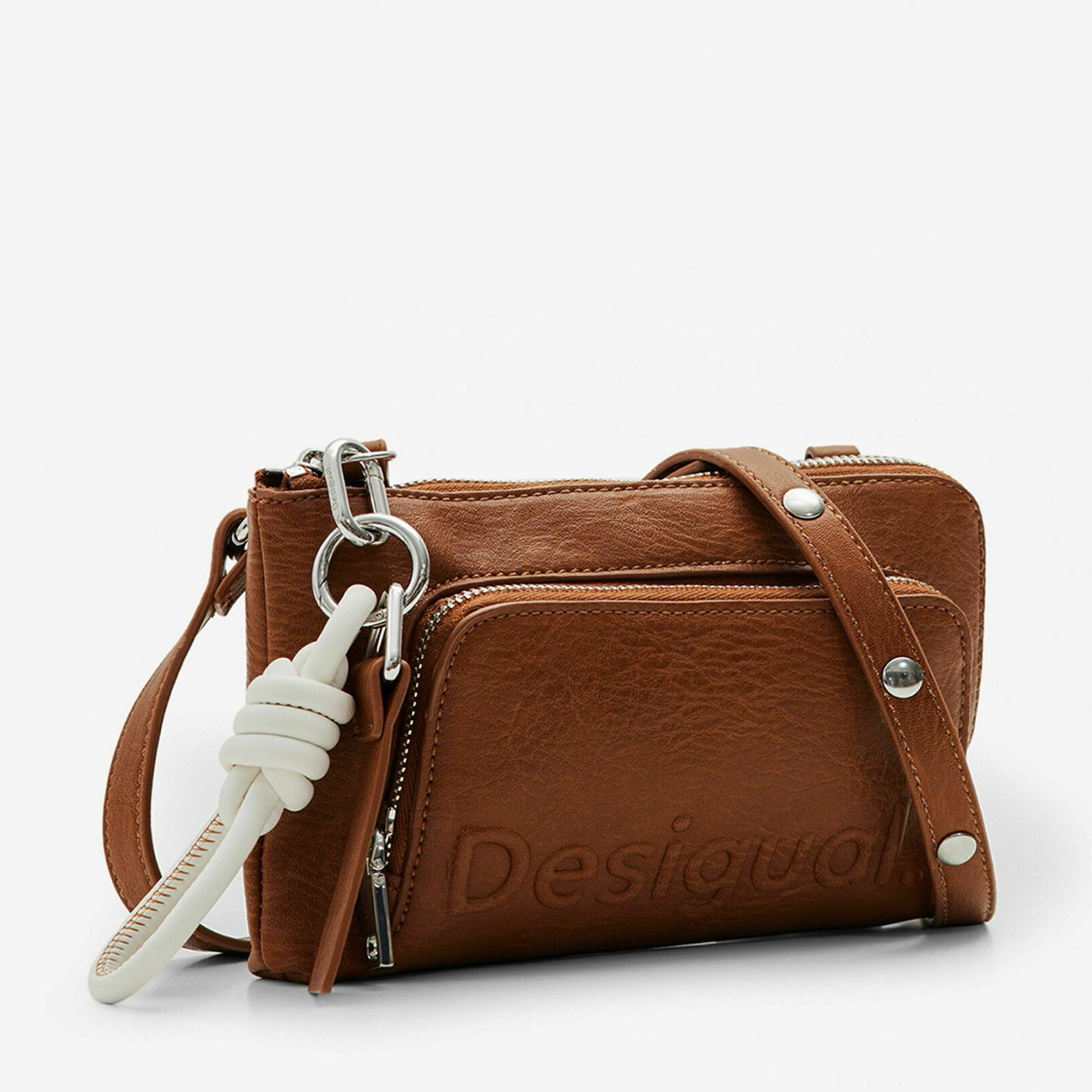 Дамска кафява чанта Desigual 24WAYP02