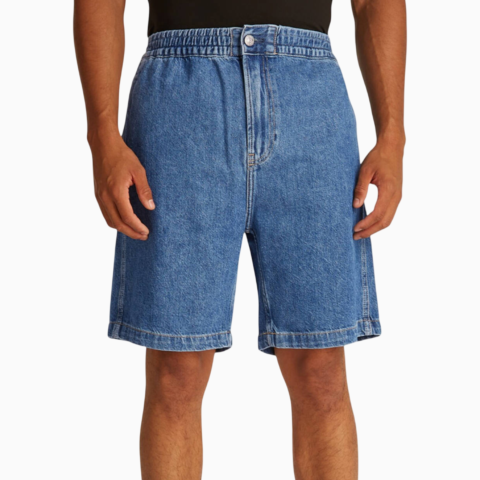 Мъжки къси дънки Calvin Klein Jeans J30J327517 Front View