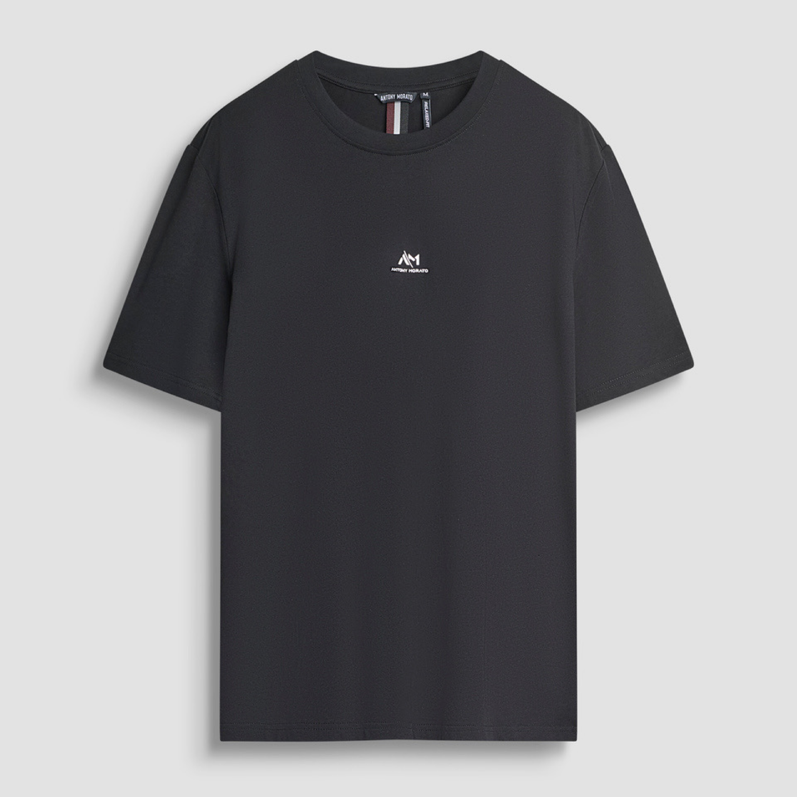 Мъжка черна тениска Antony Morato Men T-shirt MMKS02549-FA100258 Front View