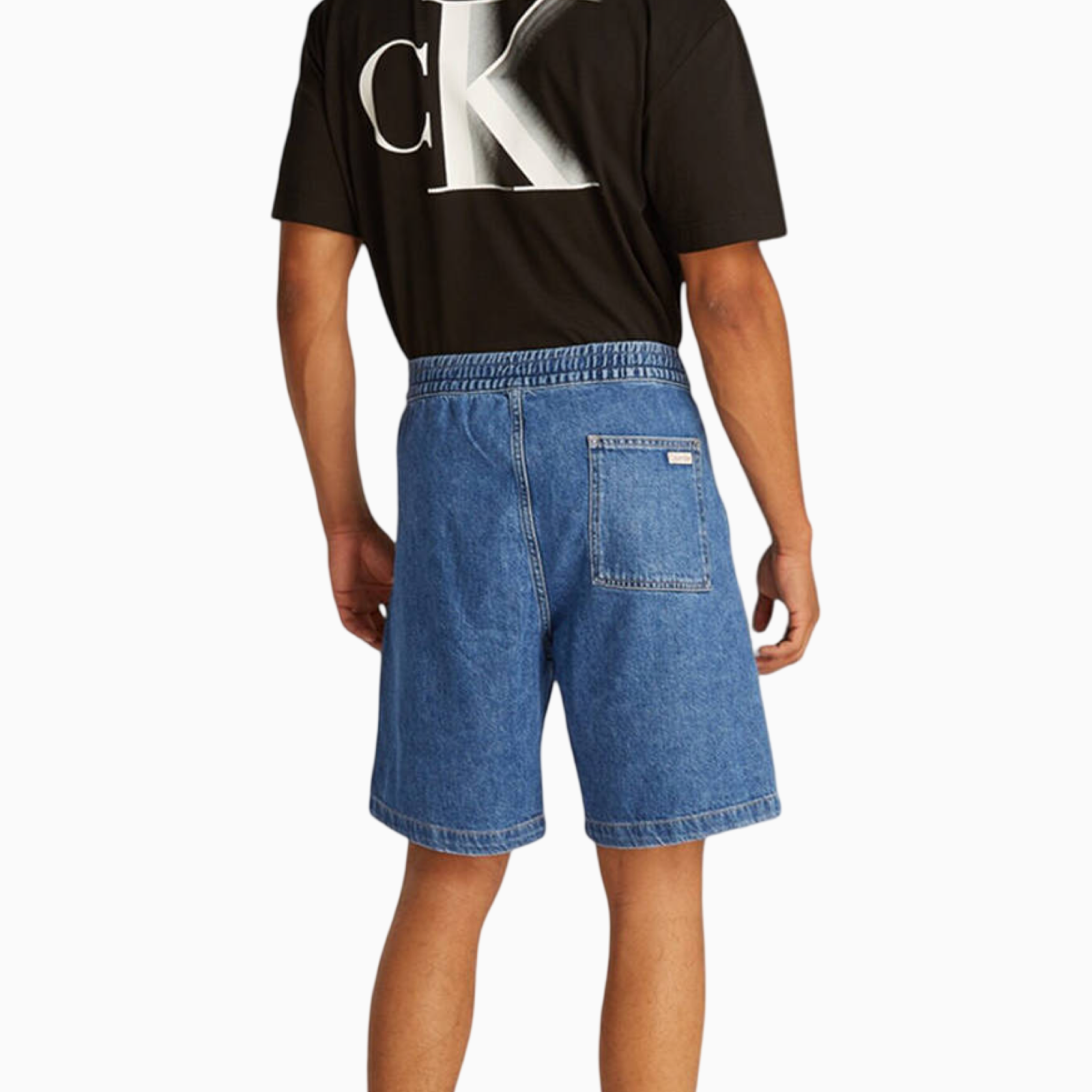 Мъжки къси дънки Calvin Klein Jeans J30J327517 Back View