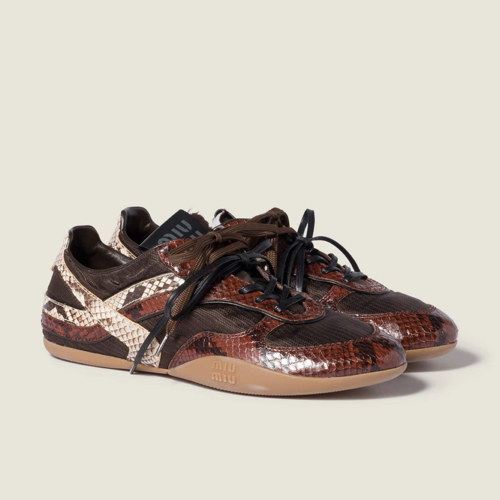 Miu Miu Gymnasium Technical Sneakers 
5E428E3ZL4005F0Q70 Medial View