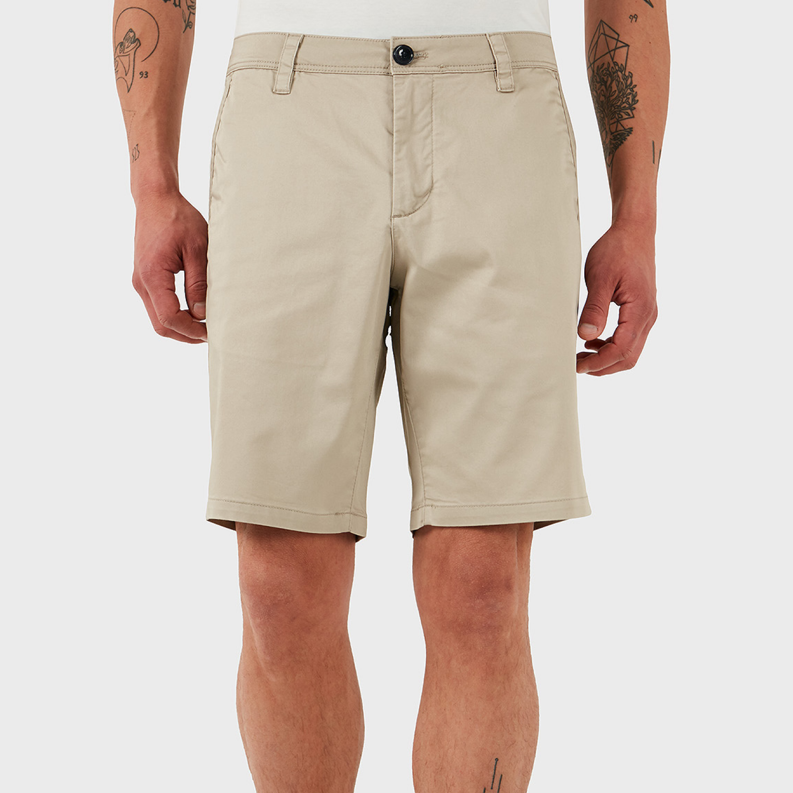 Мъжки бежови къси панталони Armani Exchange Men Shorts 8NZS42 ZN1RZ U6213 Front View