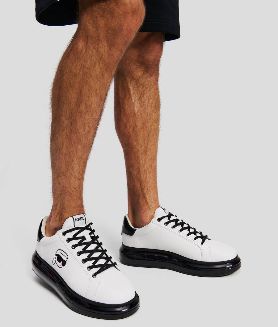 Мъжки кецове в бяло Men’s sneakers Karl Lagerfeld IKON NFT KAPRI KL52630N101 White Lifestyle view