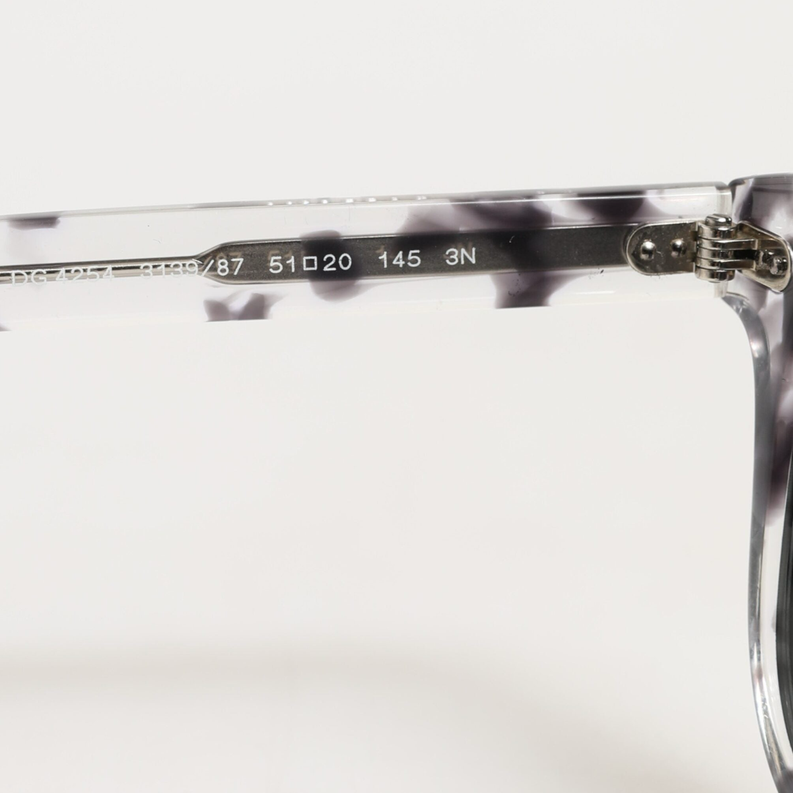 Dolce & Gabbana Havana Clear Black Tinted Lenses Sunglasses