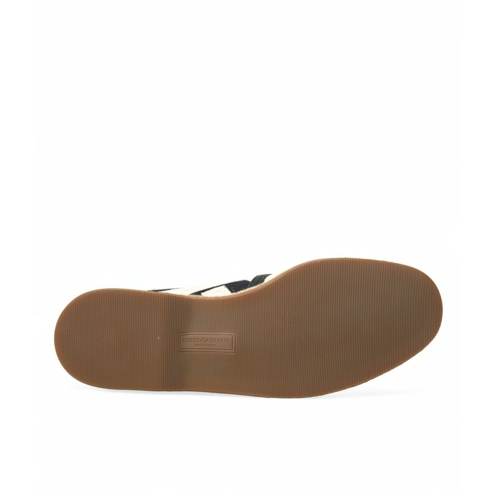 Мъжки еспадрили Dolce & Gabbana
Elegant Striped Leather Men Espadrilles outsole view