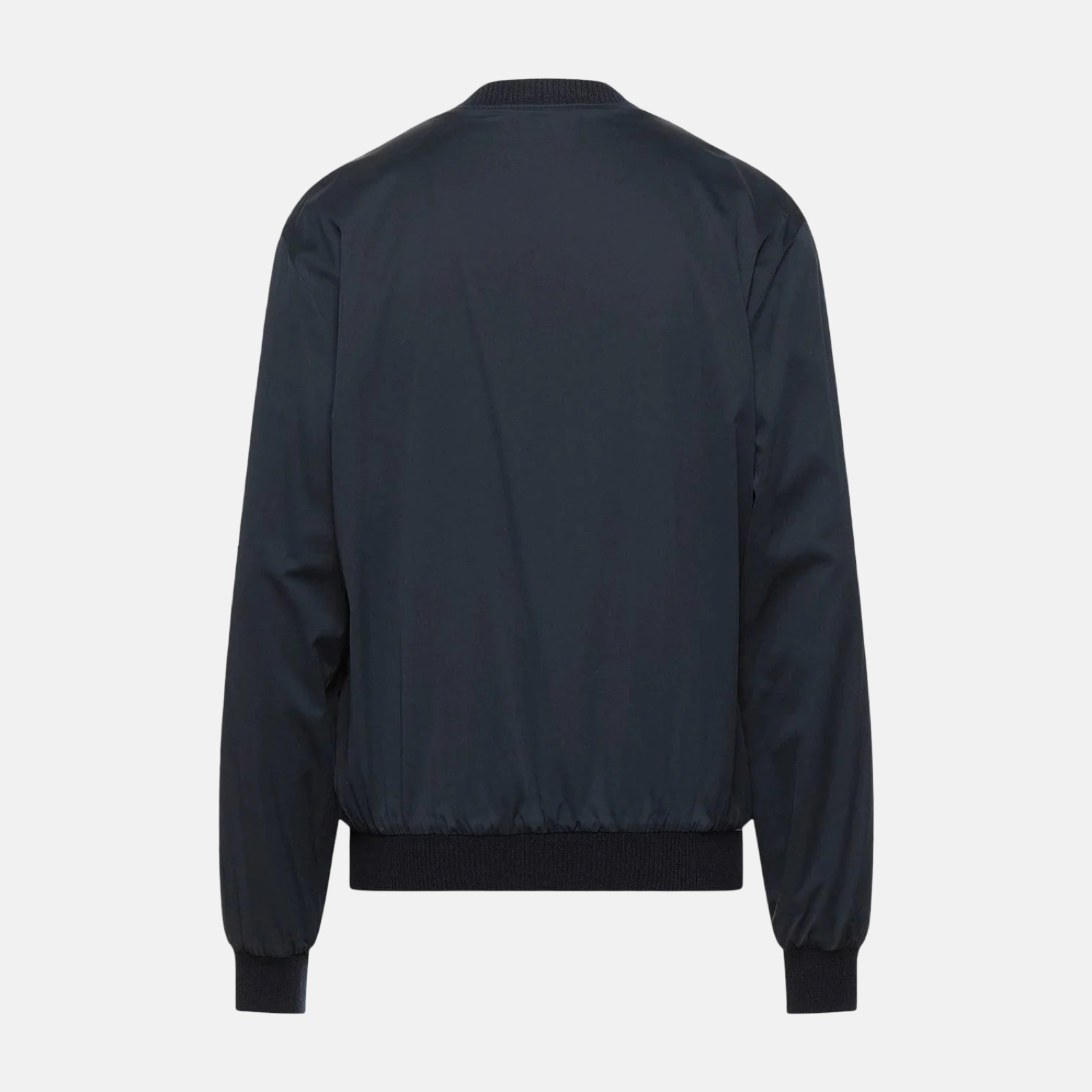 Dolce & Gabbana Silk Blend Men Bomber Jacket Back View