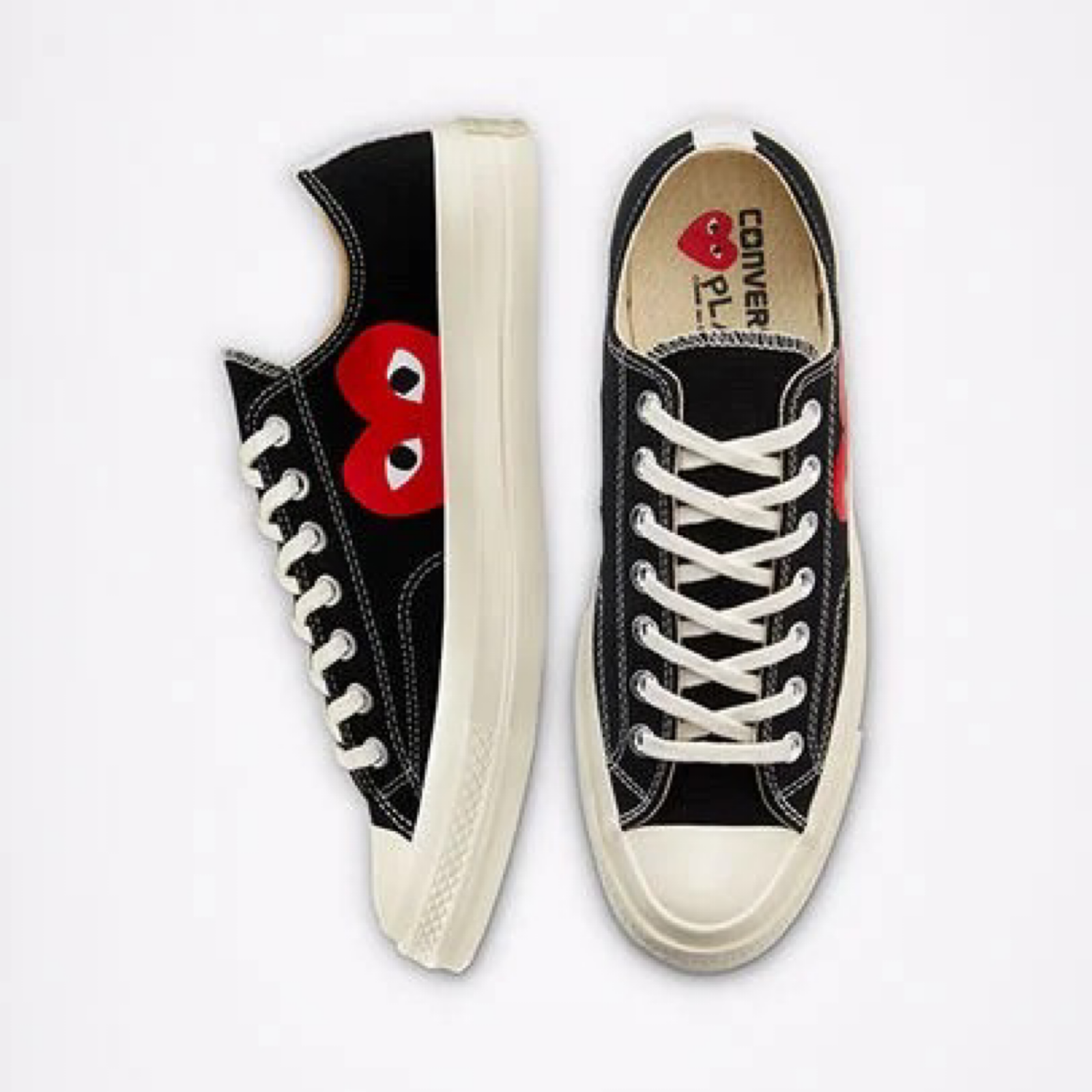 Comme Des Garçons Play x Converse Sneakers upper