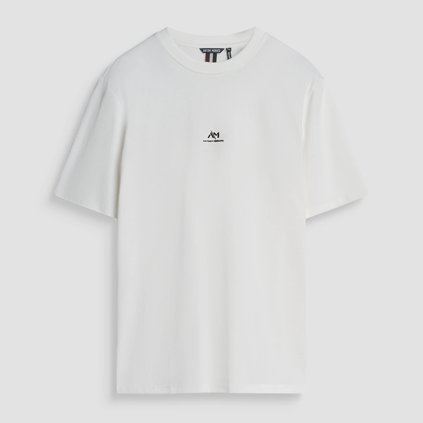 Мъжка бяла тениска Antony Morato Men T-shirt MMKS02549-FA100258 Front View