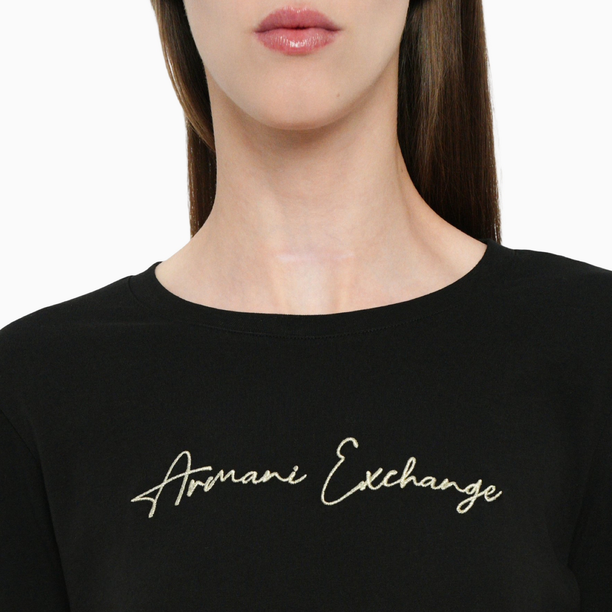 Дамска блуза Armani Exchange Women Long Sleeve T-shirt XW001456 AF10356 MC021 Close-Up