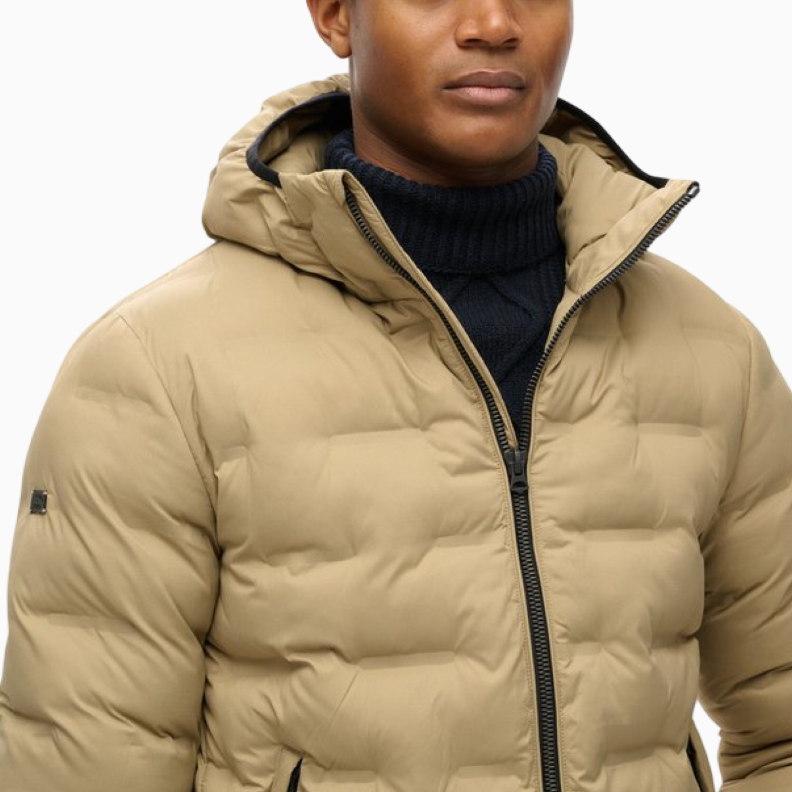 Мъжко бежово яке Superdry Men Jacket M5012045A Close-Up