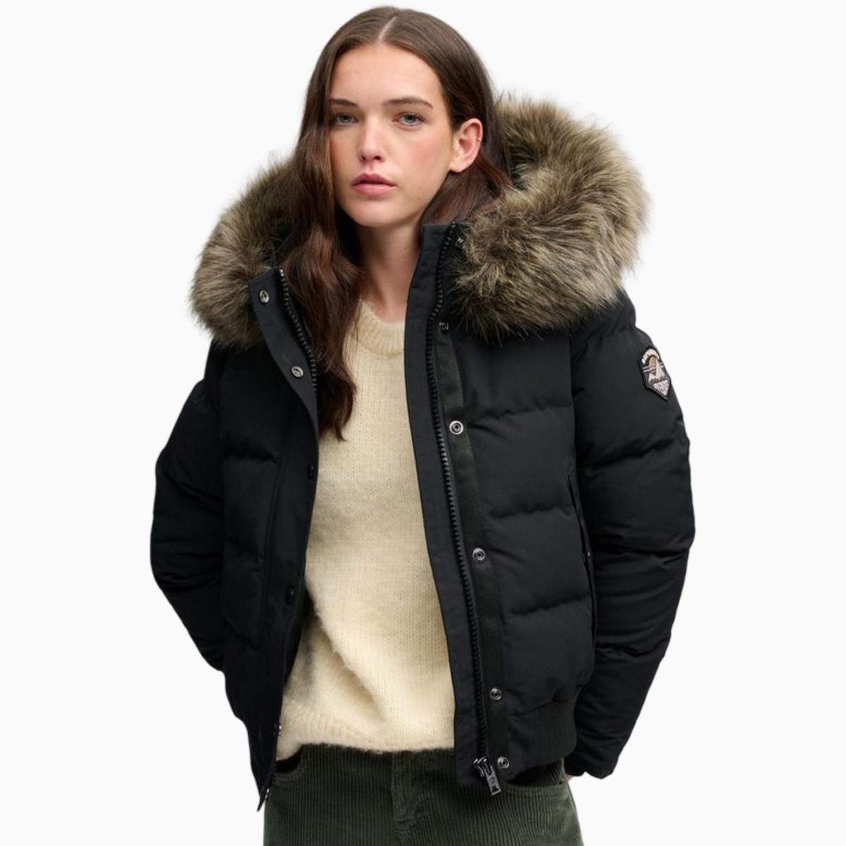 Дамско яке Superdry Everest Women Jacket W5011785A Front View