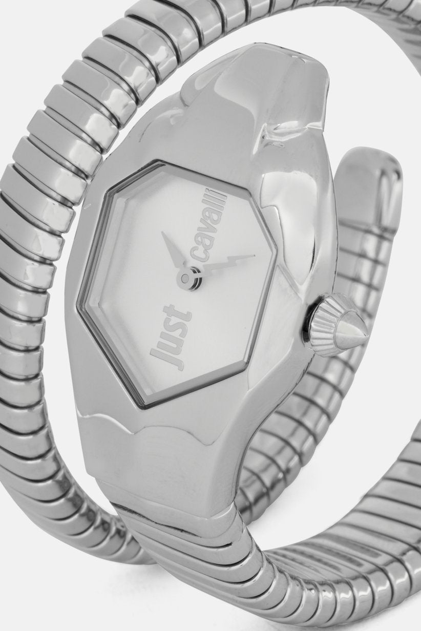 Дамски часовник Women’s watch Just Cavalli Signature Snake Glam DNA
JC1L001M0015 Silver