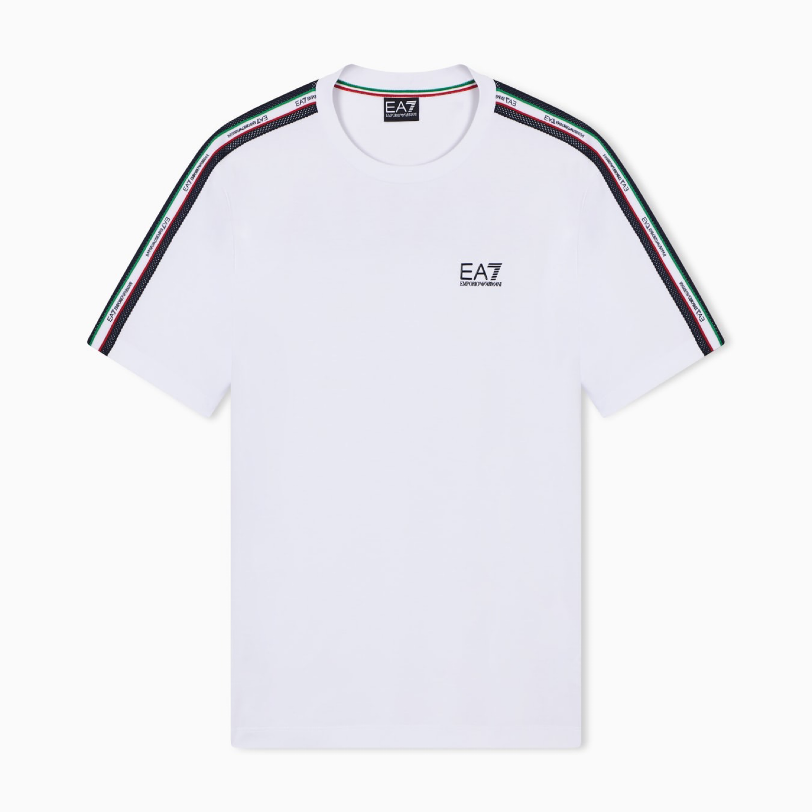 Мъжка бяла тениска EA7 Emporio Armani Men T-shirt 7M001861 AF12503 U0002 Front View