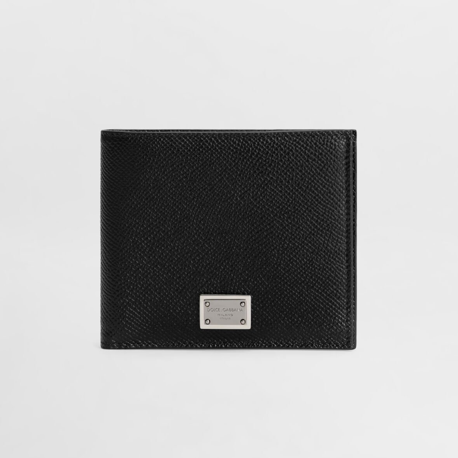 Dolce & Gabbana Calf Leather Bifold Wallet BP1321AG21980999 Front View