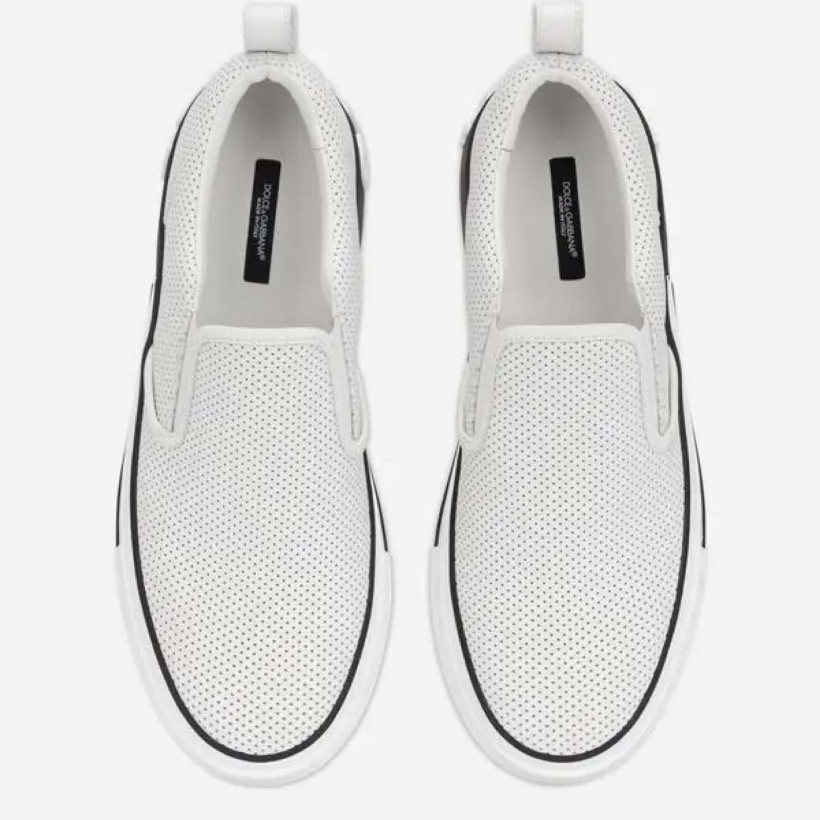 Dolce & Gabbana Custom 2.Zero Slip On Men Sneakers Top View