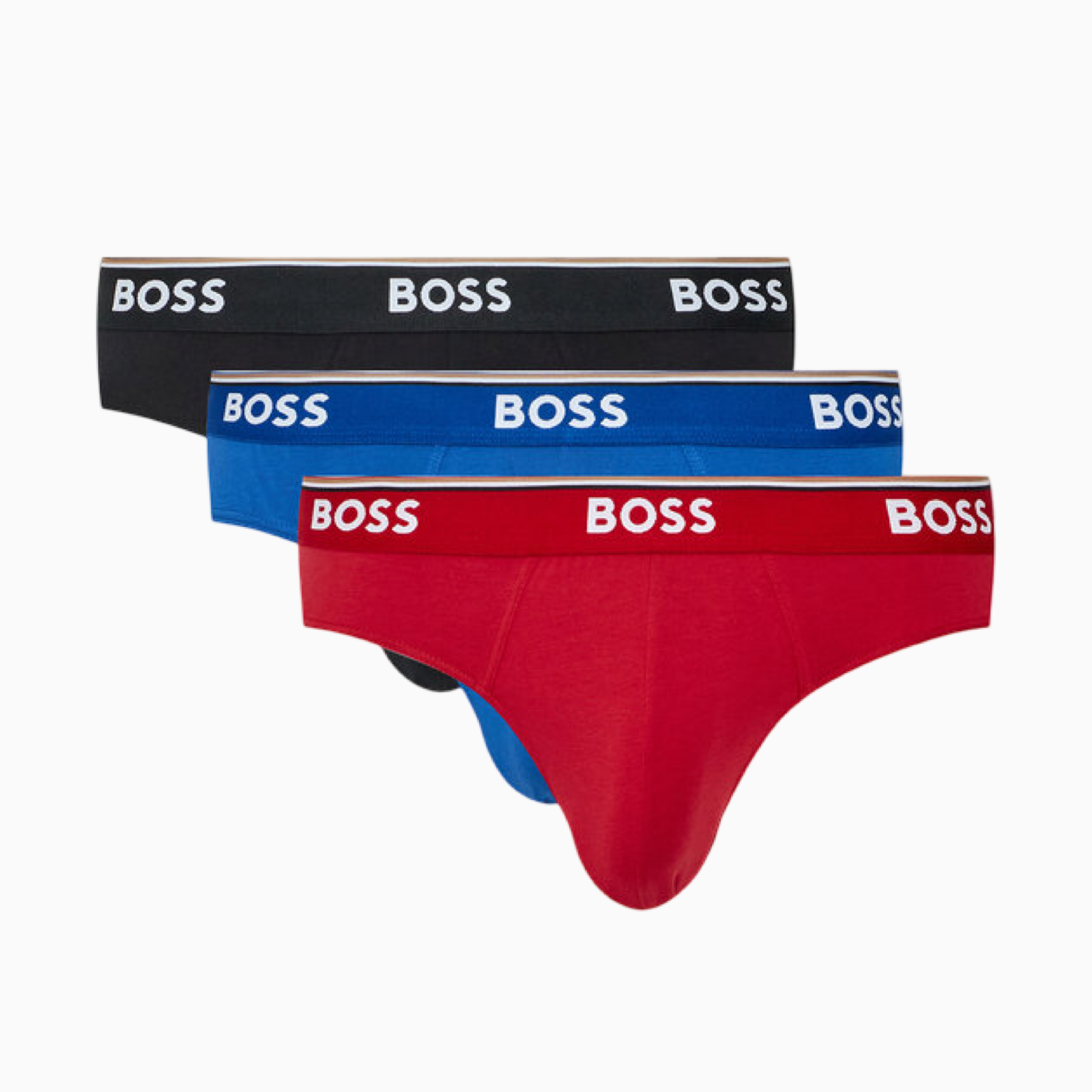 Мъжки слипове Boss Men 3-pack Briefs 50475273 962 Front View