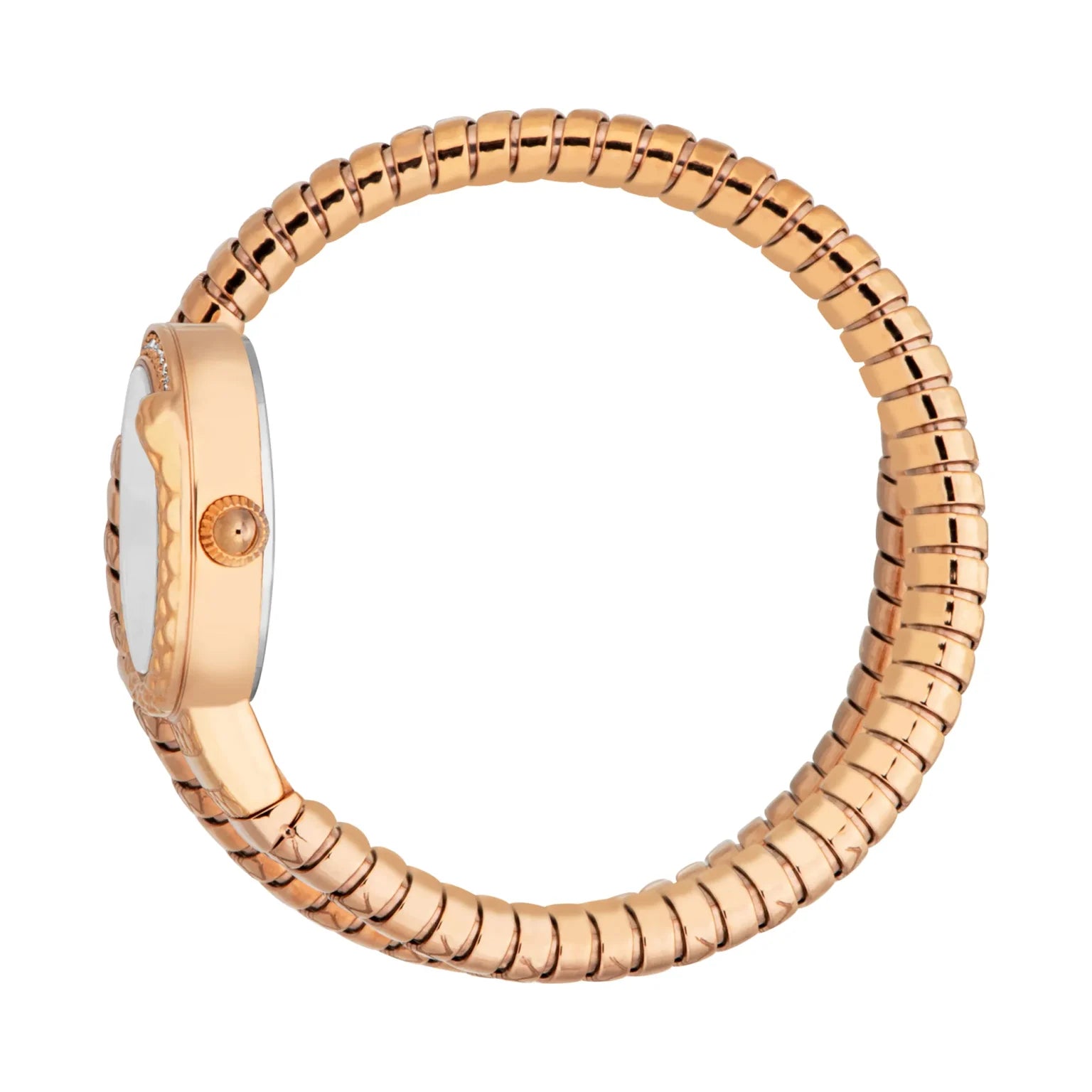 Дамски часовник Women’s watch Just Cavalli Signature Snake Cerchio JC1L301M0045 Rose Gold/Silver Grey