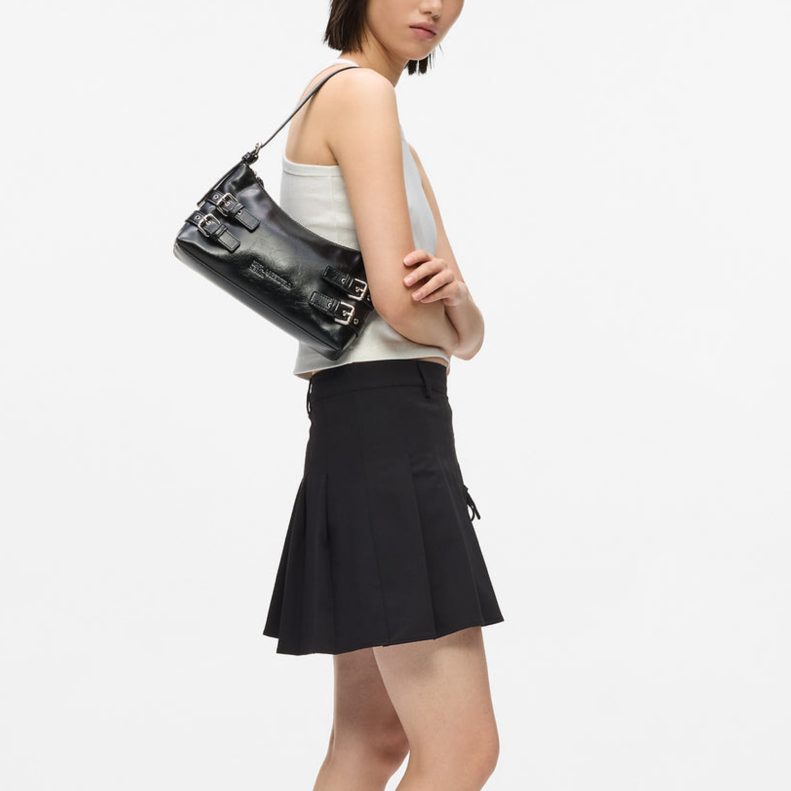 Дамска чанта Karl Lagerfeld Jeans Women Shoulder Bag B1W30156 999 Model View