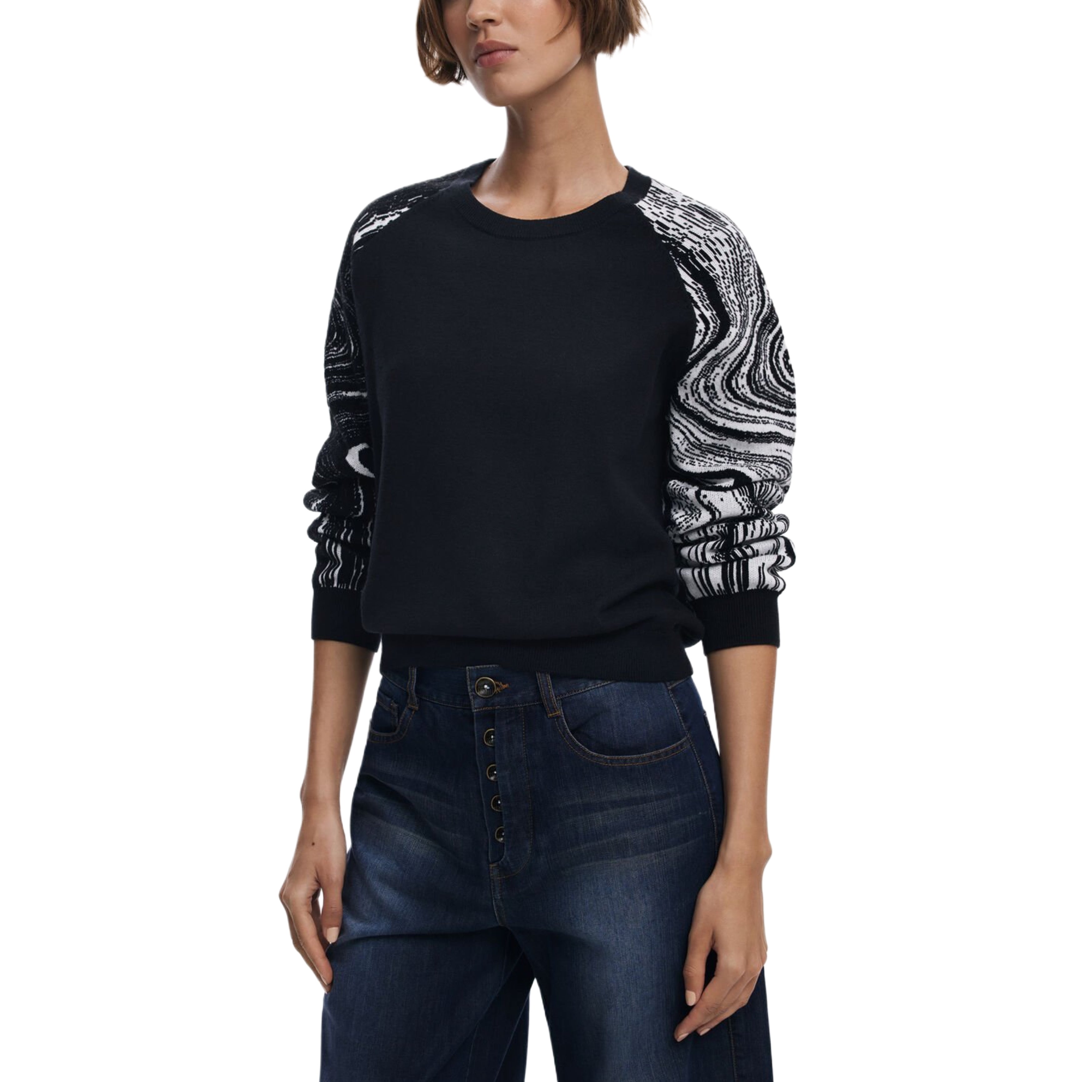 Дамски пуловер Women’s sweater Desigual 25WWJF282000