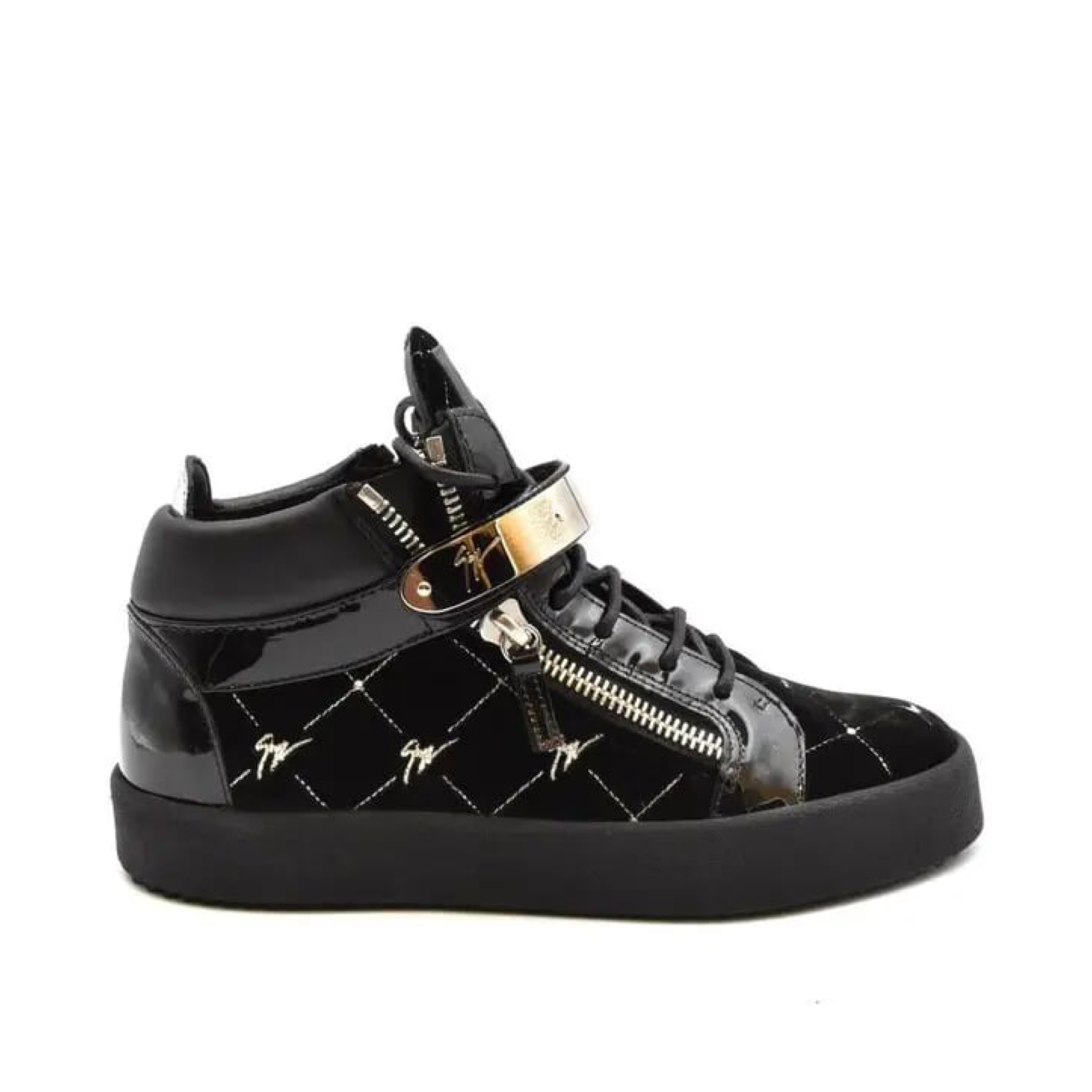 Giuseppe Zanotti Women High Top Sneakers RW80051 Lateral View