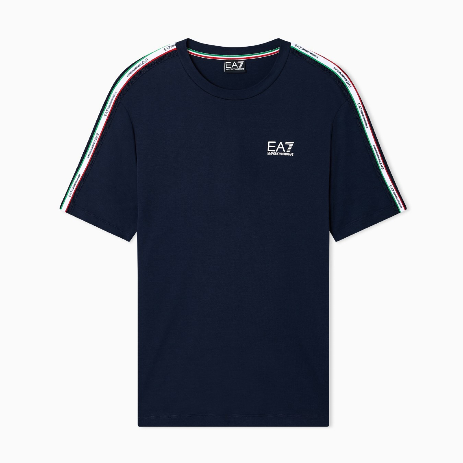 Мъжка синя тениска EA7 Emporio Armani Men T-shirt 7M001861 AF12503 UB102 Front View