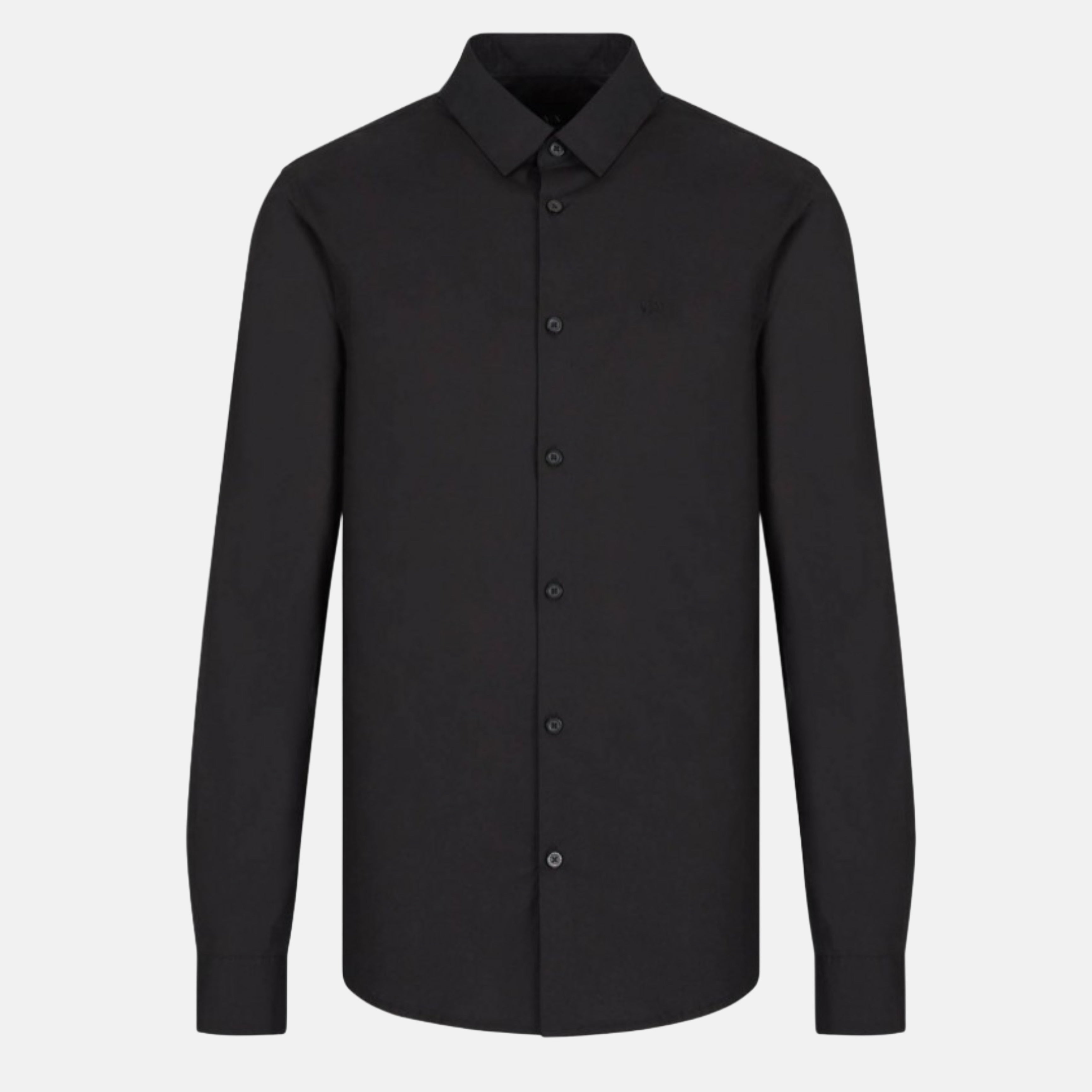 Мъжка риза в черно Men’s shirt Armani Exchange 8NZC31 ZN28Z 1200 Black size XXL, Front view