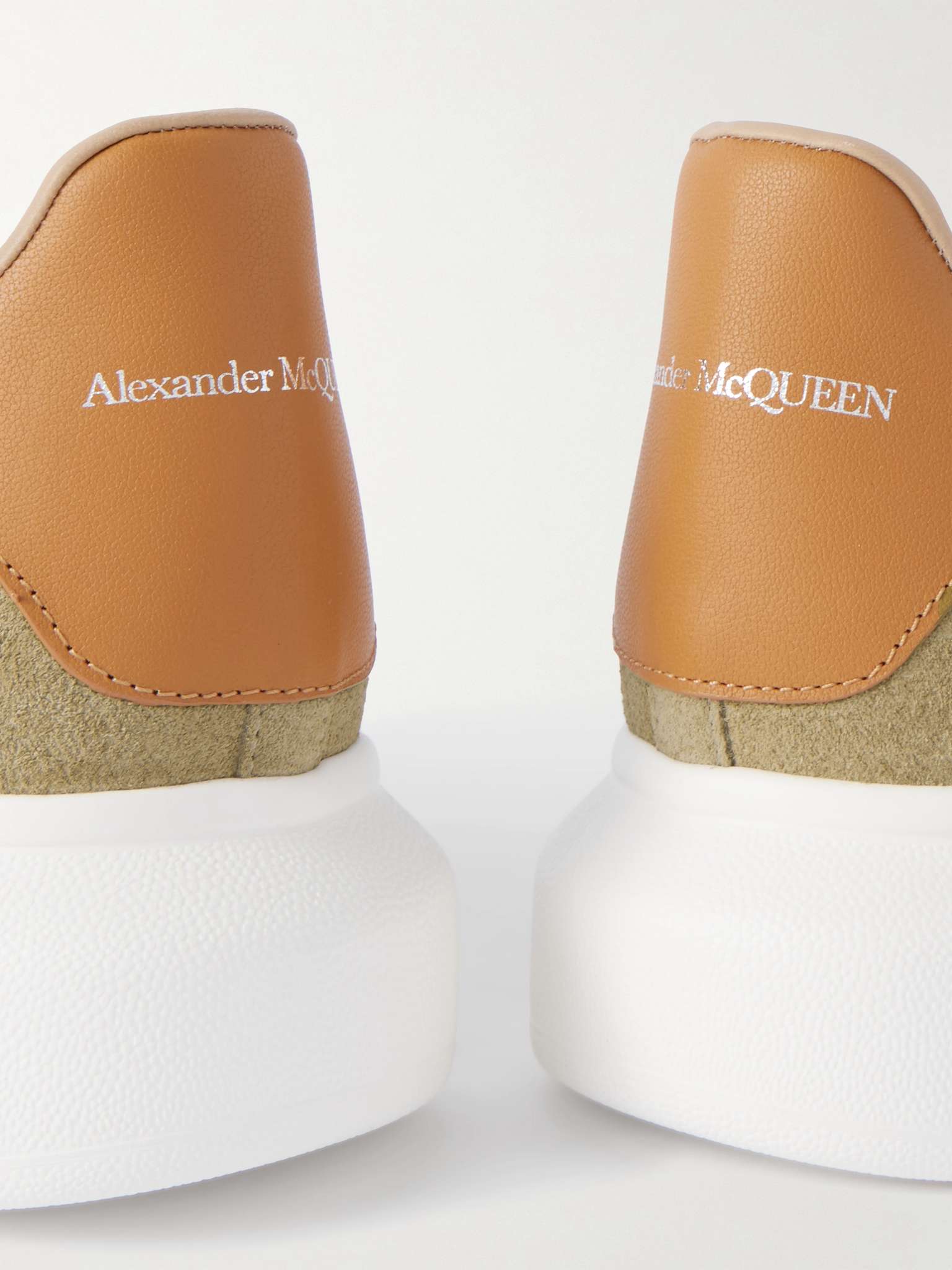Мъжки кецове Unisex sneakers Alexander Mcqueen 553680WIAGL 2005 Brown heel view