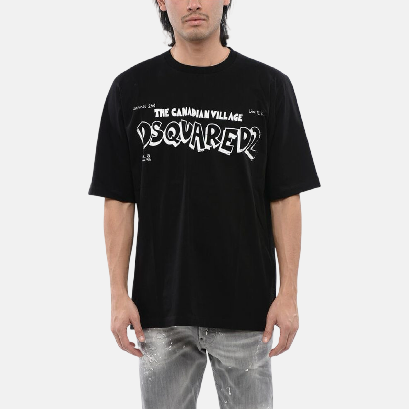 Dsquared² Canadian Village Men T-shirt Front View