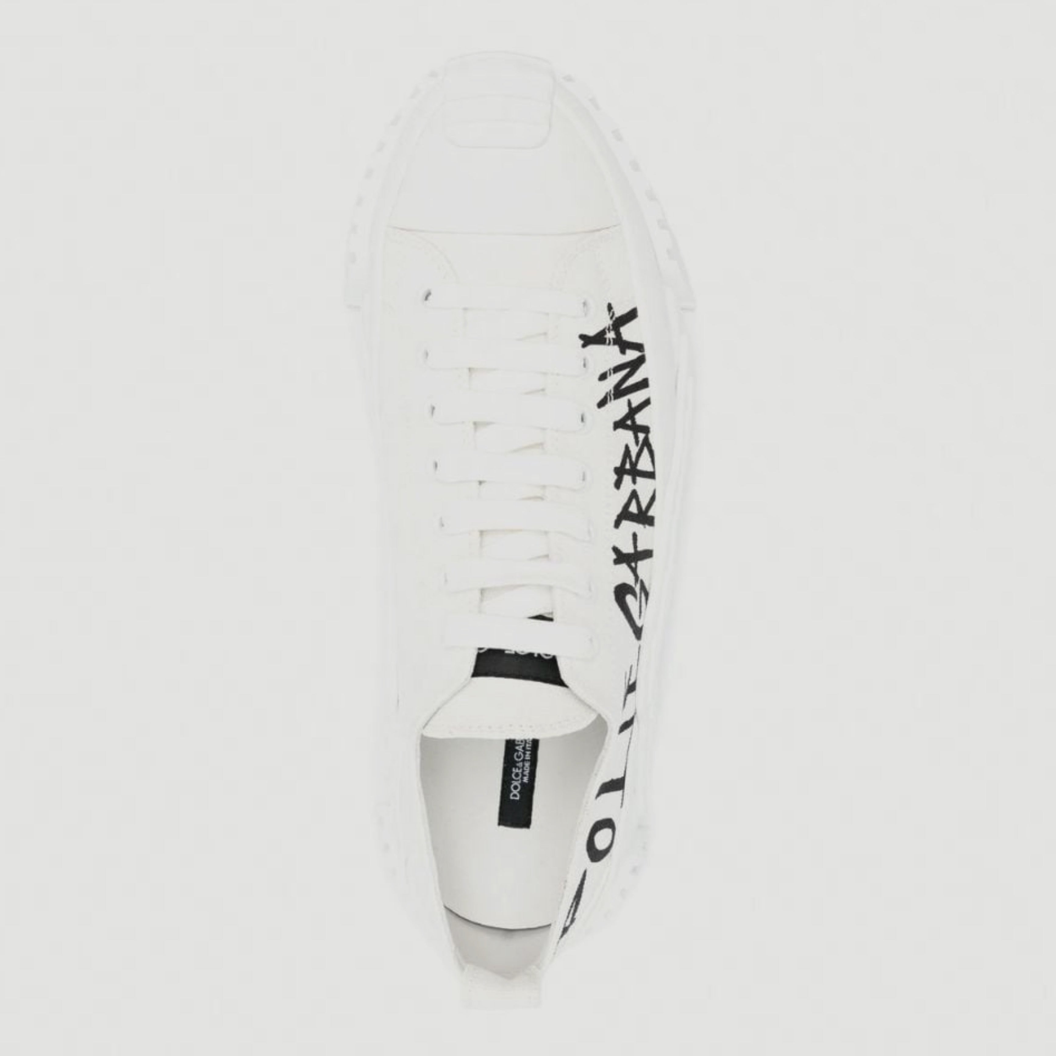 Мъжки кецове Dolce & Gabbana White Logo Graffiti Sneakers top view