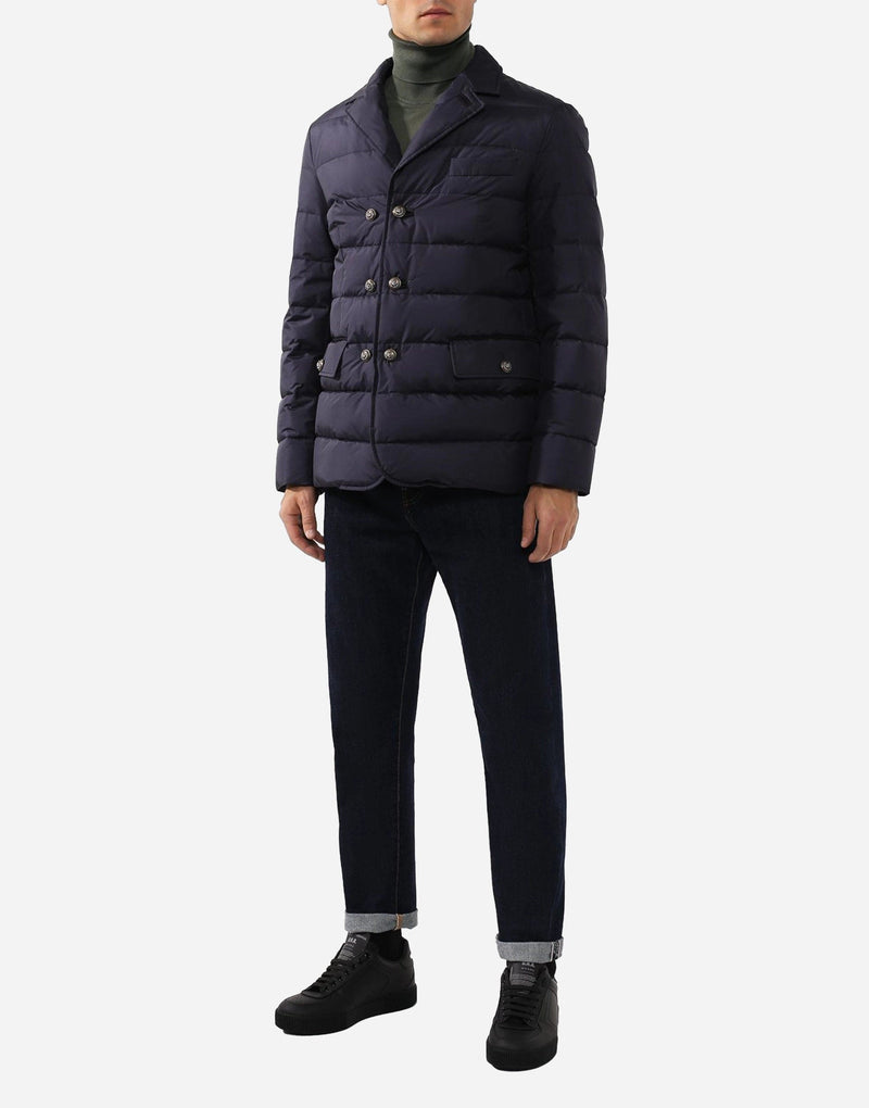 Мъжко луксозни яке тип сако с два реда копчета Men’s double-breasted jacket Dolce & Gabbana G2NG0T FUSJJ B0665 Dark Blue