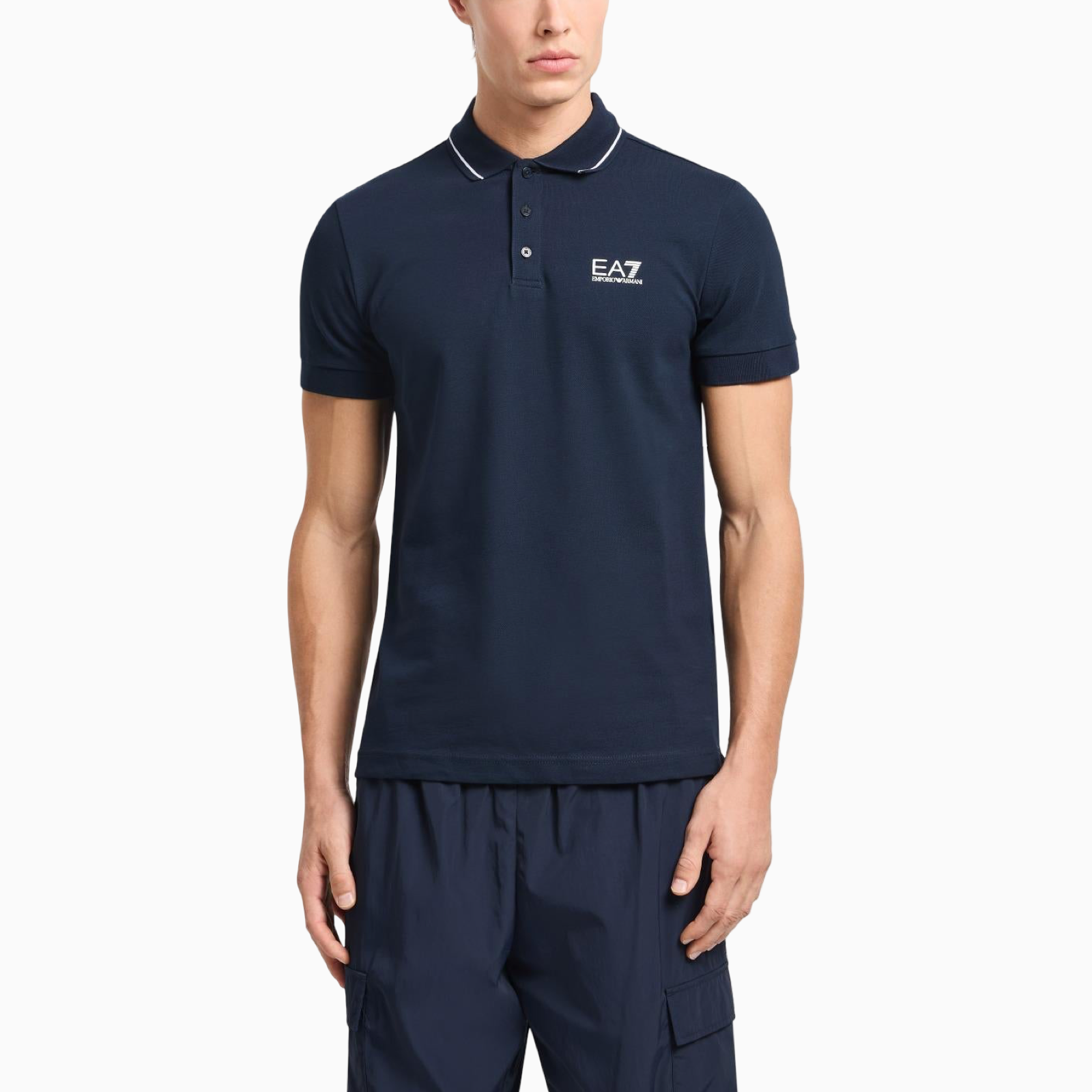 Мъжка поло тениска EA7 Emporio Armani Men’s polo t-shirt 8NPF16 PJVUZ 1562 front view