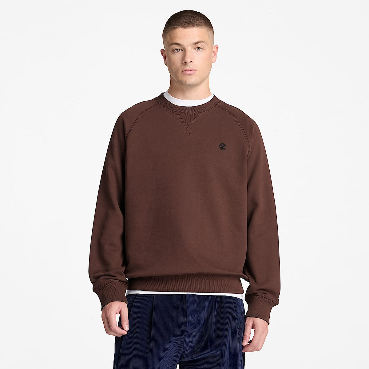 Мъжка памучна блуза Men’s Exeter River Crew Sweatshirt TBC0YHBAAJD Brown