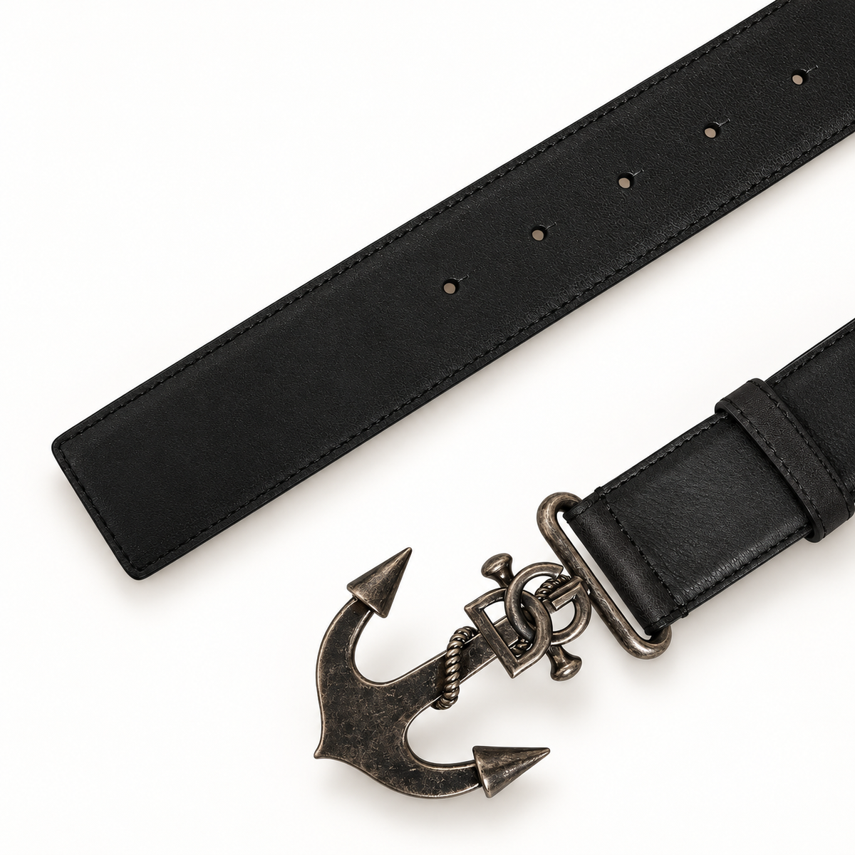 Men’s anchor buckle belt DOLCE & GABBANA
BC4861 AR840 80999 Black top view