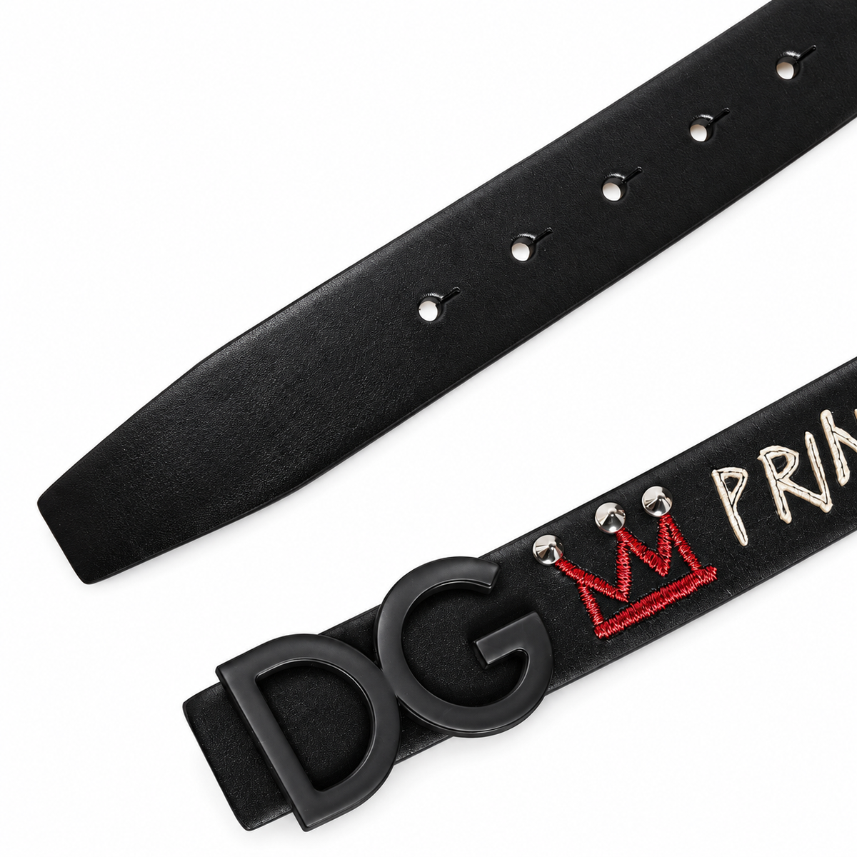 Men’s belt DOLCE & GABBANA Prince Crown
BC4129 AI667 Black top view