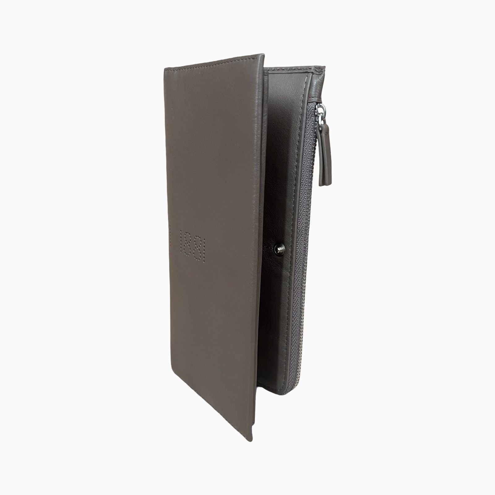 Мъжки клъч портфейл Men's clutch wallet Cerruti 1881 Carson CEMA02695M Brown angled view