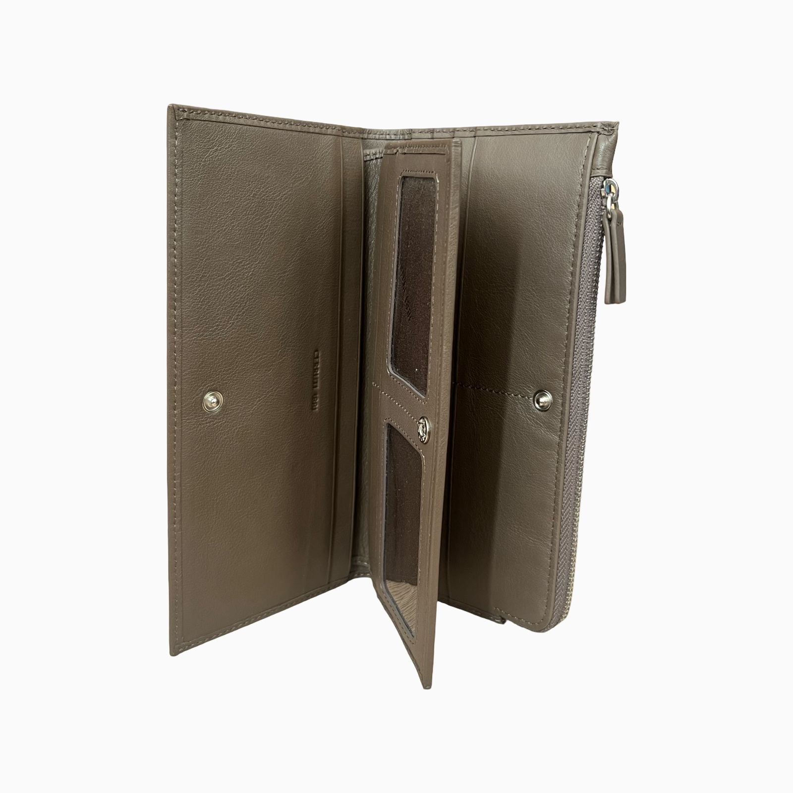 Мъжки клъч портфейл Men's clutch wallet Cerruti 1881 Carson CEMA02695M Brown open view