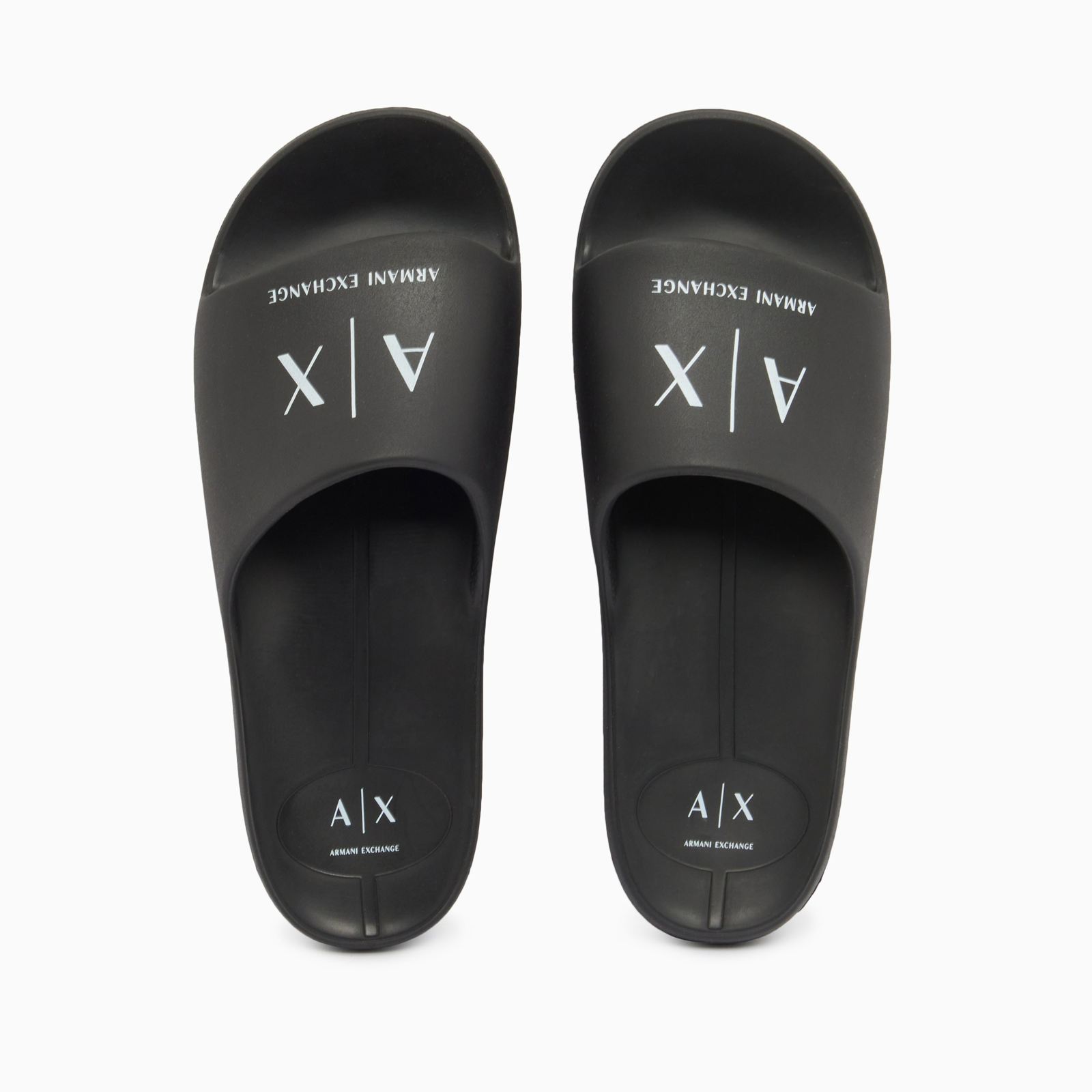 Мъжки джапанки Men’s slippers Armani Exchange XM002744 AF23456 MC011 Black top view