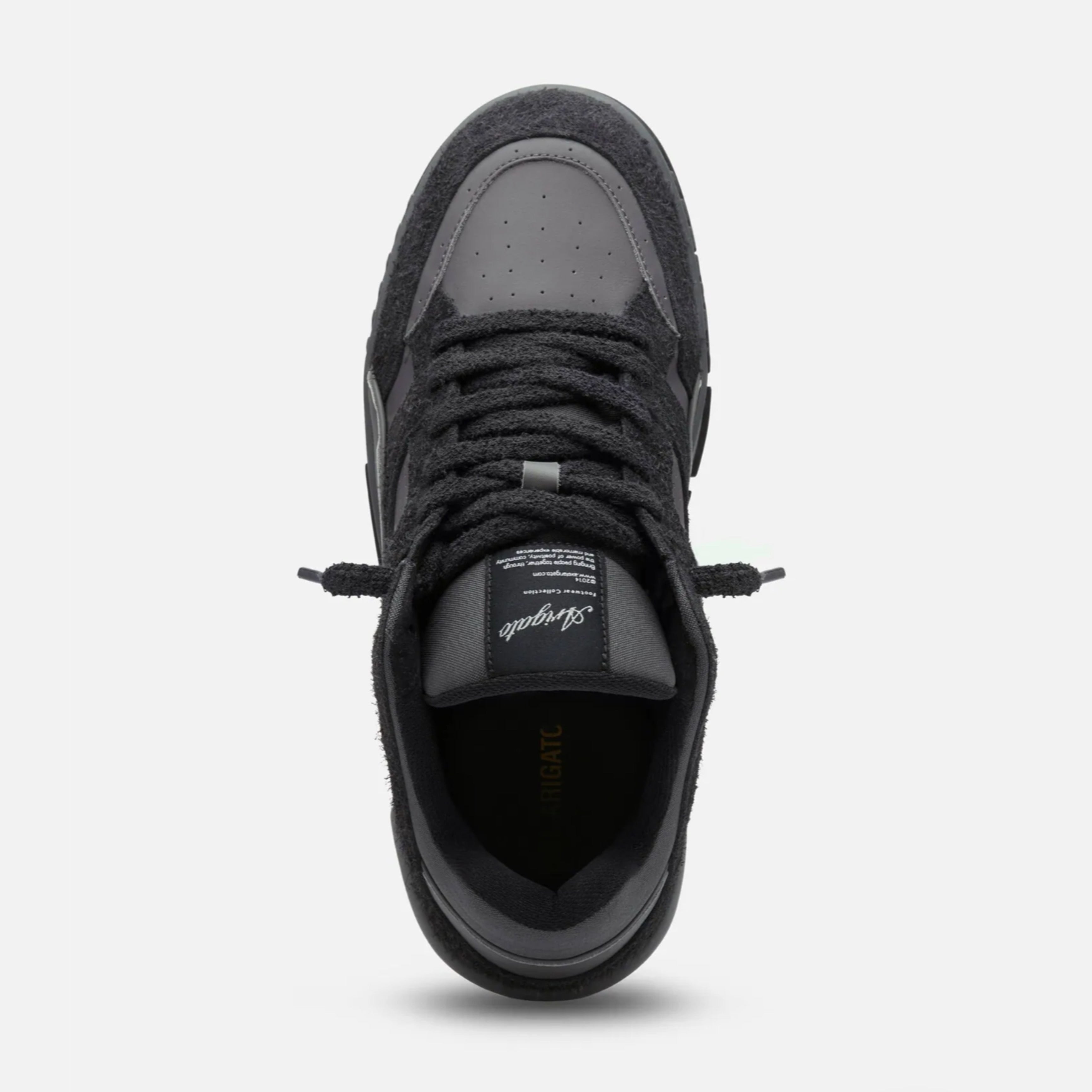 Мъжки кецове Men’s sneakers Axel Arigato Area Lo Fluffy F3592001 Black/Off Black top view