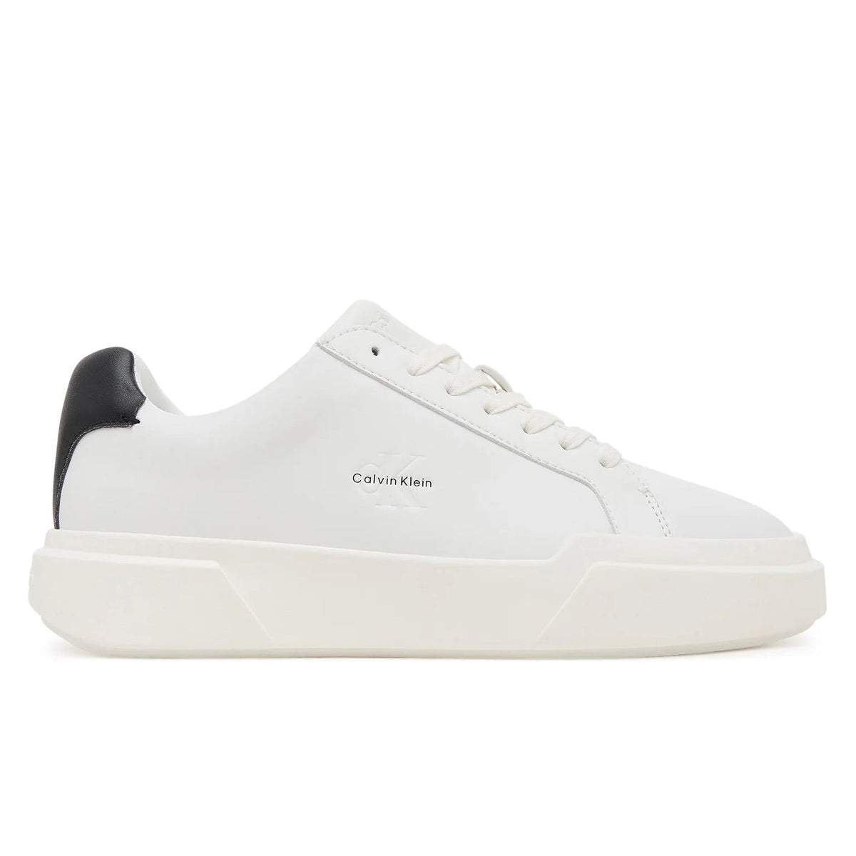 Pantofi sport pentru bărbați Calvin Klein YM0YM01344 06X (Bright alb/negru 01W) Vedere laterală