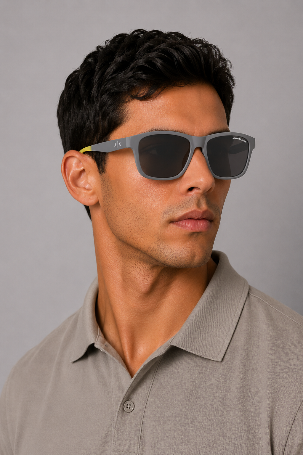 Мъжки слънчеви очила Men’s sunglasses ARMANI EXCHANGE AX4135S81806G Gray lifestyle view