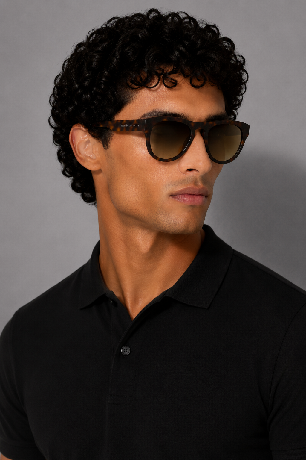 Мъжки слънчеви очила Men’s sunglasses Frankie Morello Brown lifestyle view