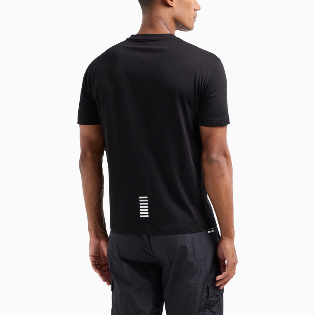 Мъжки тениски Men’s t-shirt EA7 Emporio Armani 8NPT25 PJVPZ 1200 Black back view