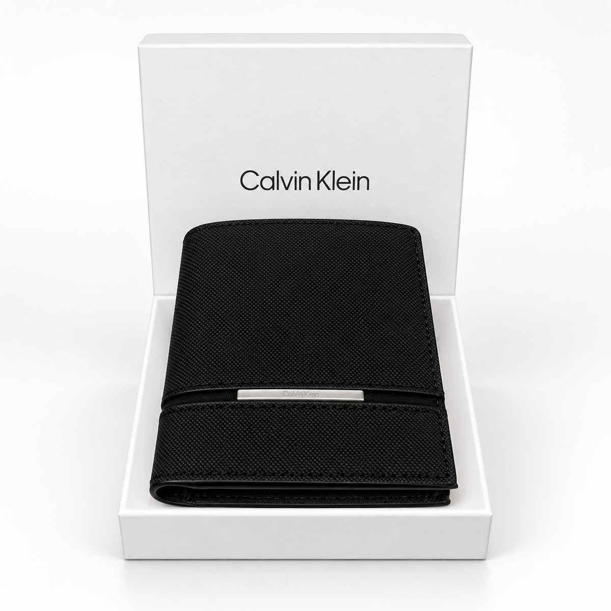 Мъжки вертикален портфейл Men's vertical wallet Calvin Klein K50K509637 BAX Black